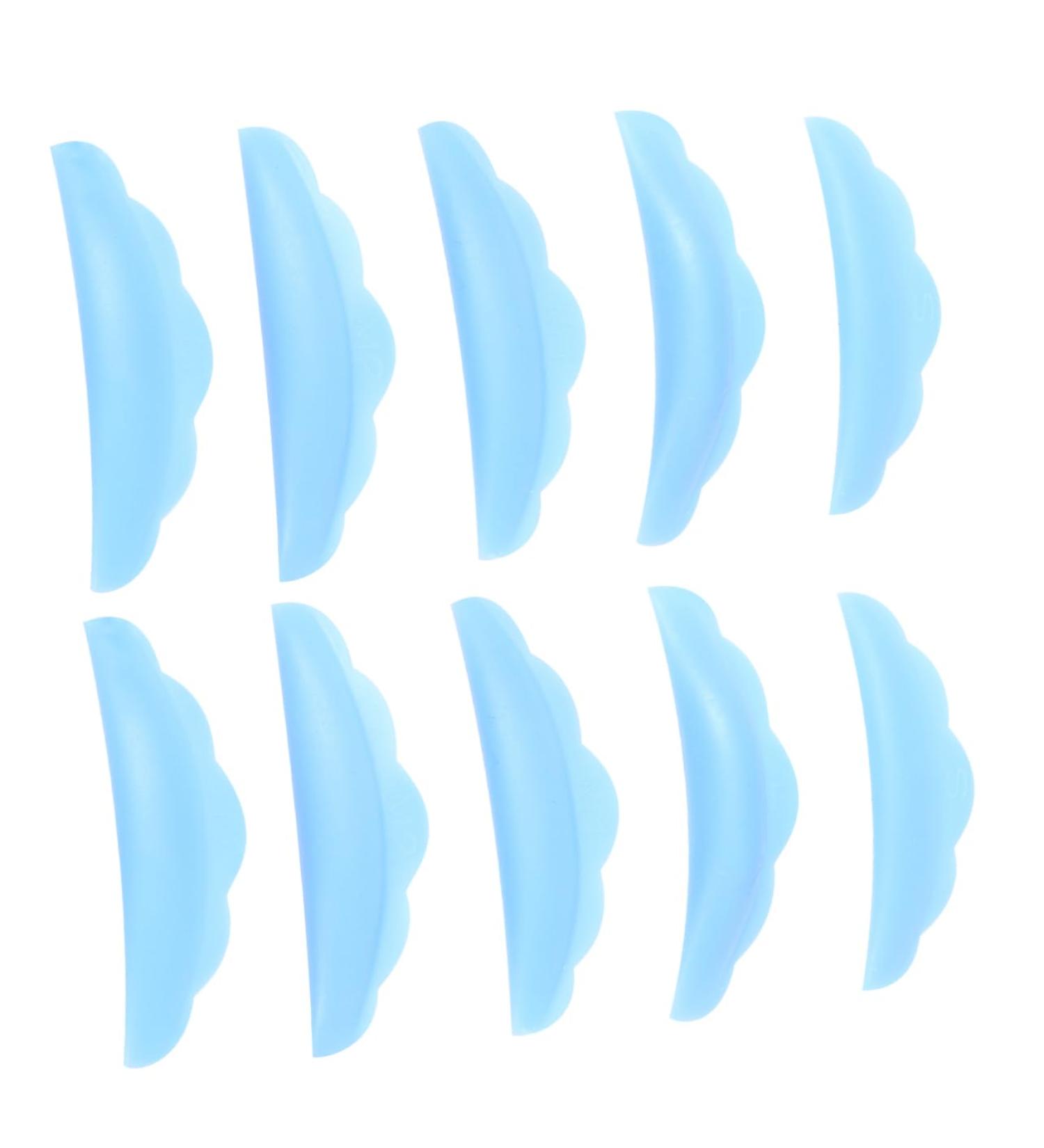 FRCOLOR 5 Pairs Reusable Soft Lash Pad Eyelash Perm Silicone Pad Makeup Gadgets Lash Tools Reusable Lash Lifting Shield Silicone Patch Lash Lift Rods Lash Extension Tools Extend Make up 4X1.5X1.5cm - Buy Online on GoSupps.com