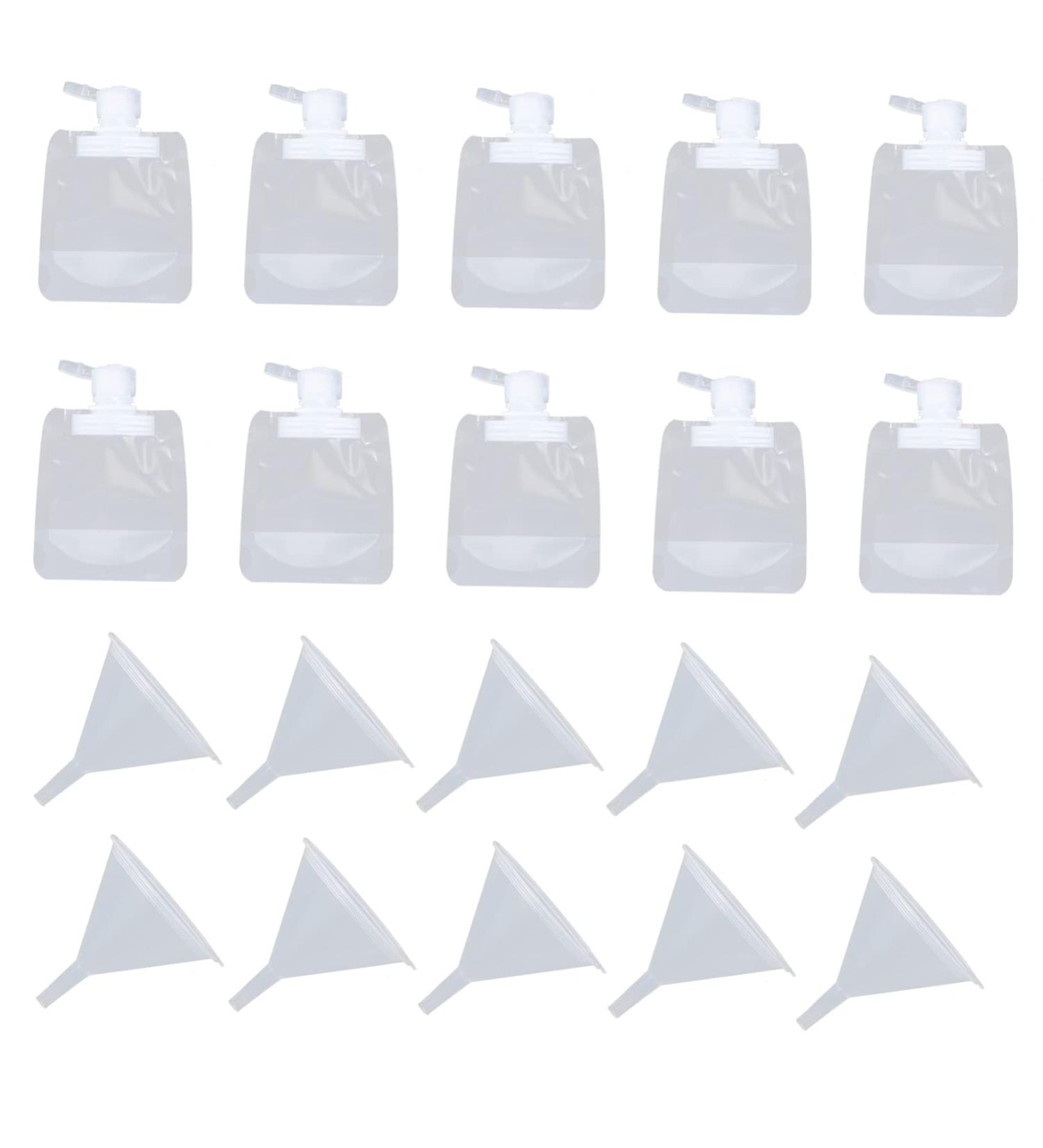 Beaupretty 1 Set Liquid Storage Bag Squeeze Station Pouches Plastic Travel Pouches for Shampoo Travel Body wash Toiletries Dispenser Lotion Bag White Stand up Cosmetic Bag The pet Clamshell 8X7.5X2CM White - Buy Online on GoSupps.com