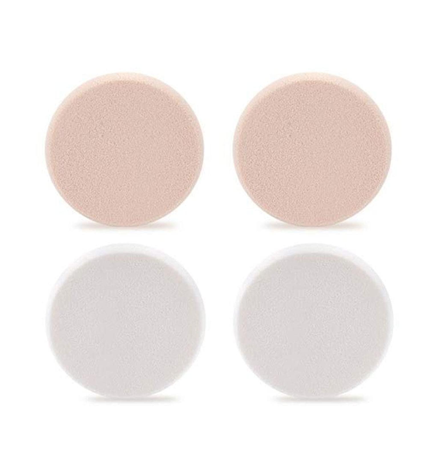 WOIWO 4 PCS Makeup Powder Puff Set - Versatile Beauty Blender Sponges for Liquid Cream & Powder (2 Skin Color + 2 White - Buy Online on GoSupps.com