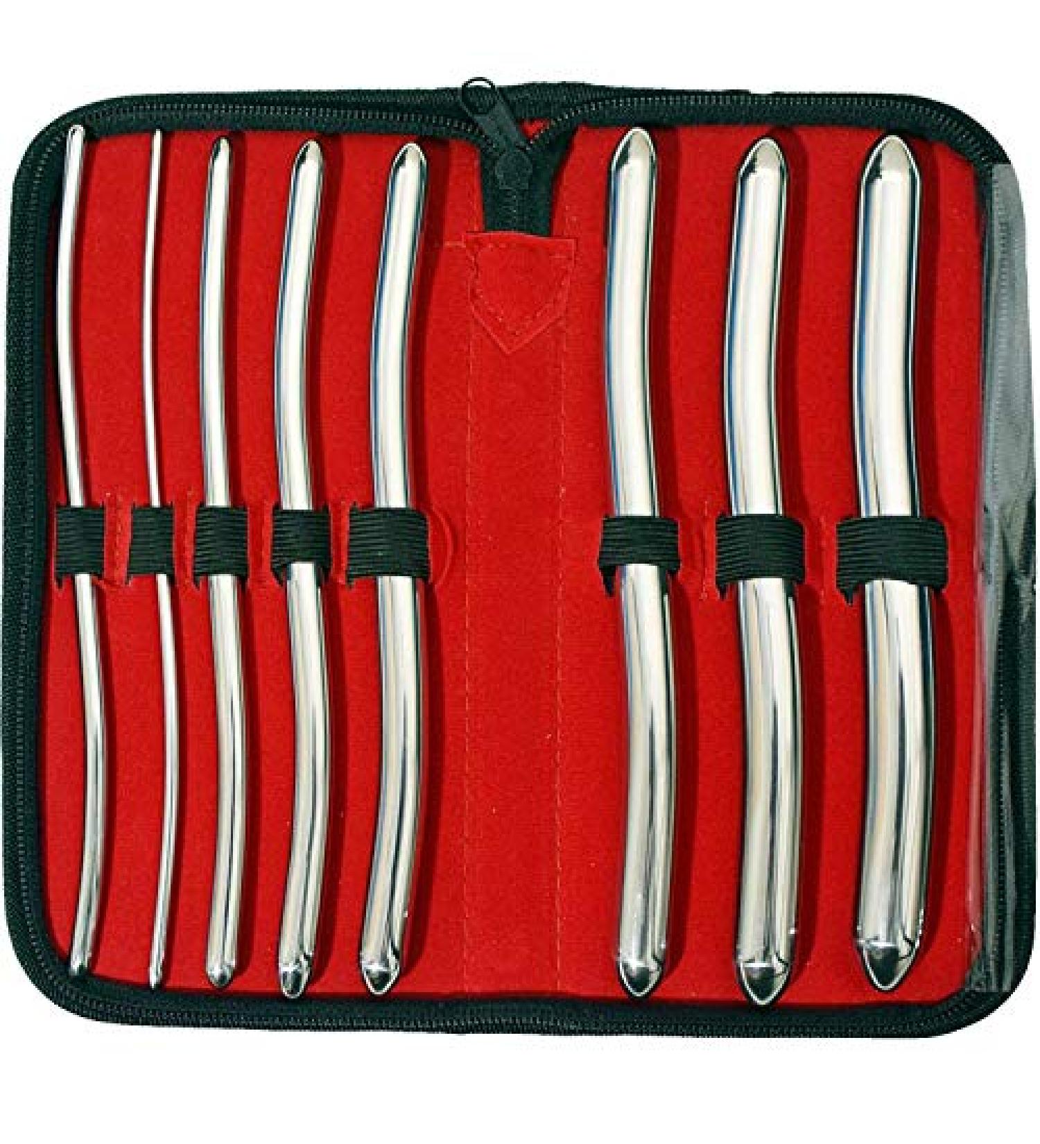 SURGICAL ONLINE 8 Hegar Medical Dilator Sounds Set 7.5inch Double Ended Instrument (Double Ended)