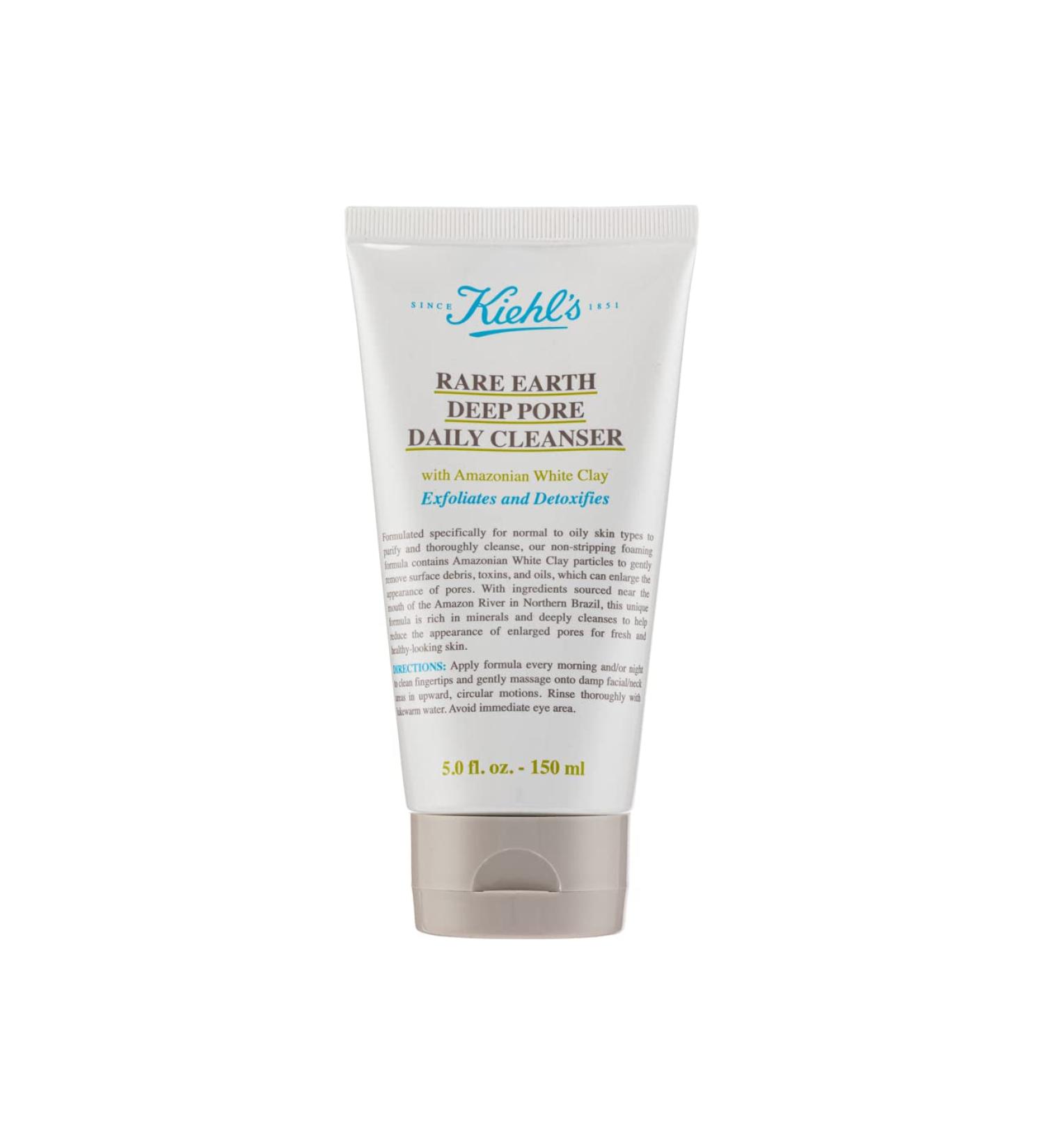 Kiehl's Rare Earth Deep Pore Daily Cleanser 5 oz | Unisex Facial Cleanser - Buy Online on GoSupps.com