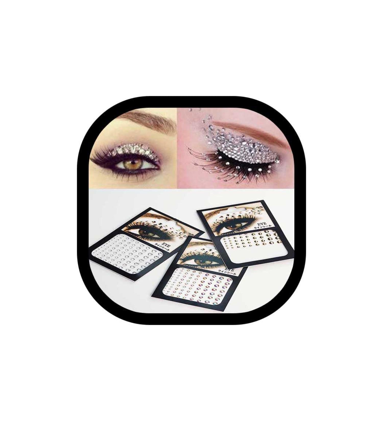 Zoestar Crystal Eye Jewels - Sparkly Rhinestone Makeup Jewelry for Festivals & Raves | International Shipping - Buy Online on GoSupps.com