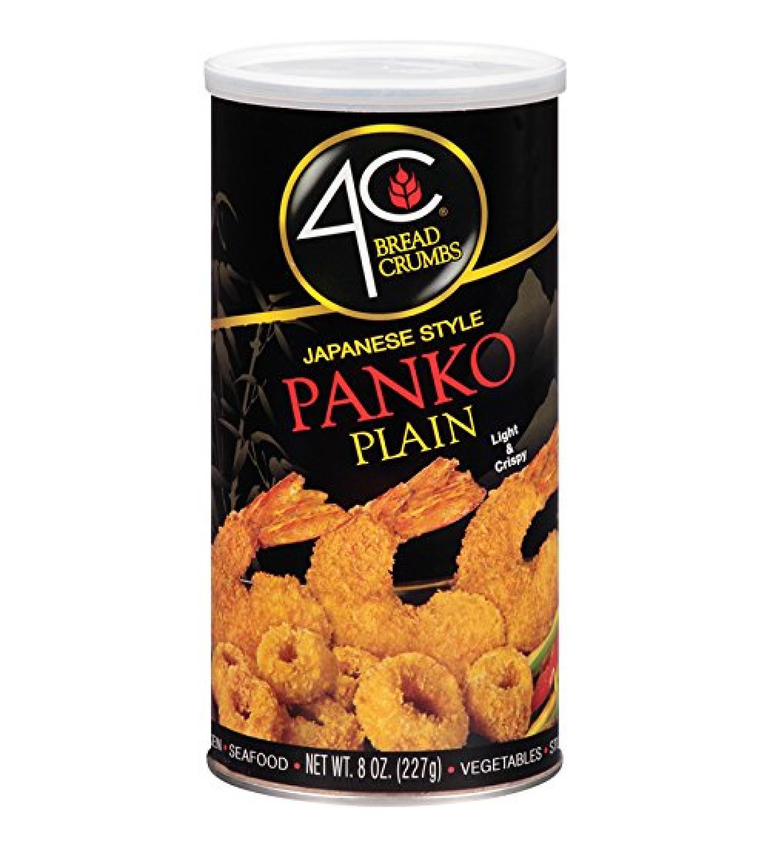 4C Panko Plain Bread Crumbs 8 oz. (Pack of 3) 8.0 Ounce (Pack of 3)
