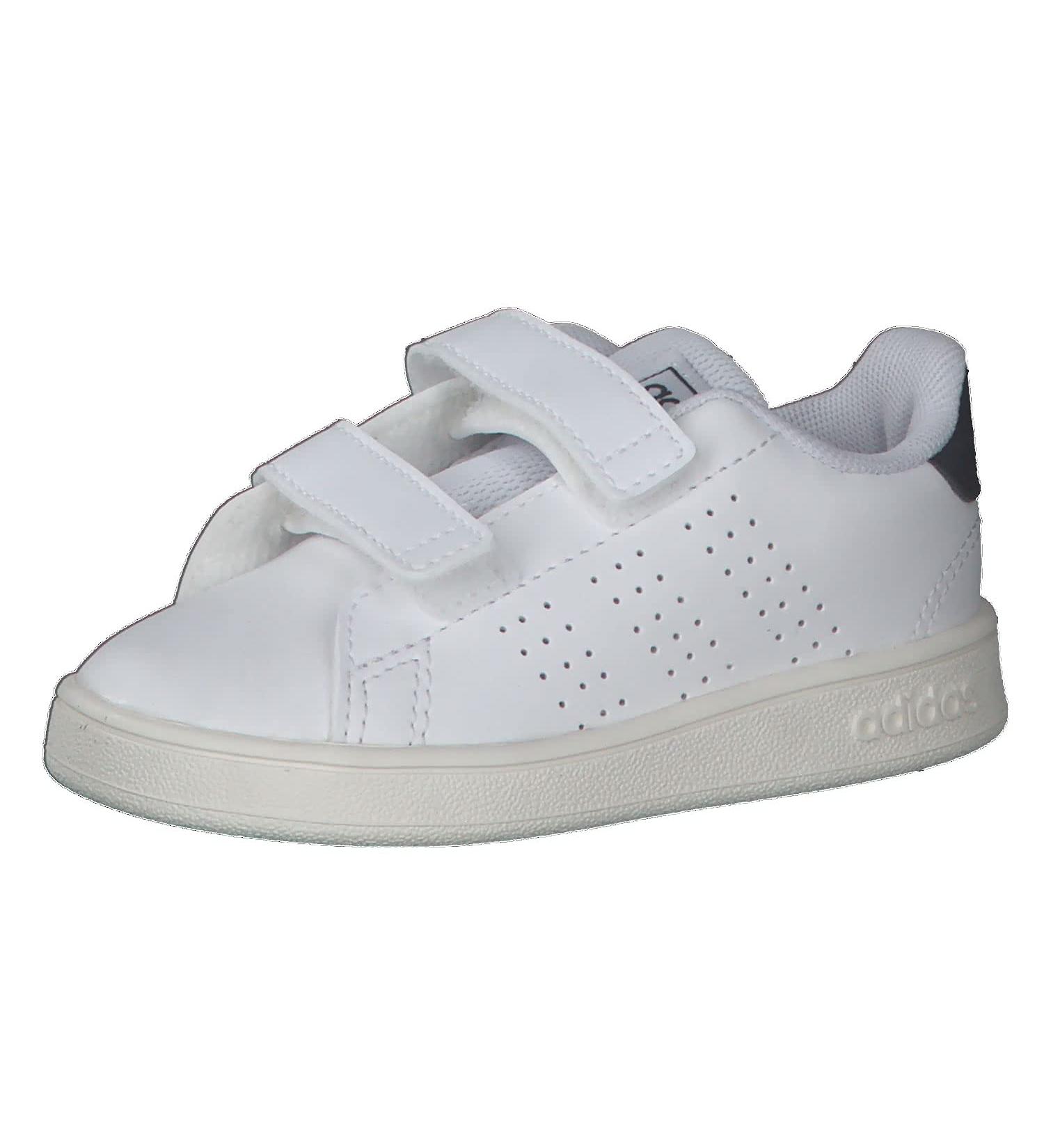 Adidas Unisex Kids Advantage Cf I Sneaker - Child UK 2 - Ftwr White/Legend Ink/Cloud White - Buy Online on GoSupps.com