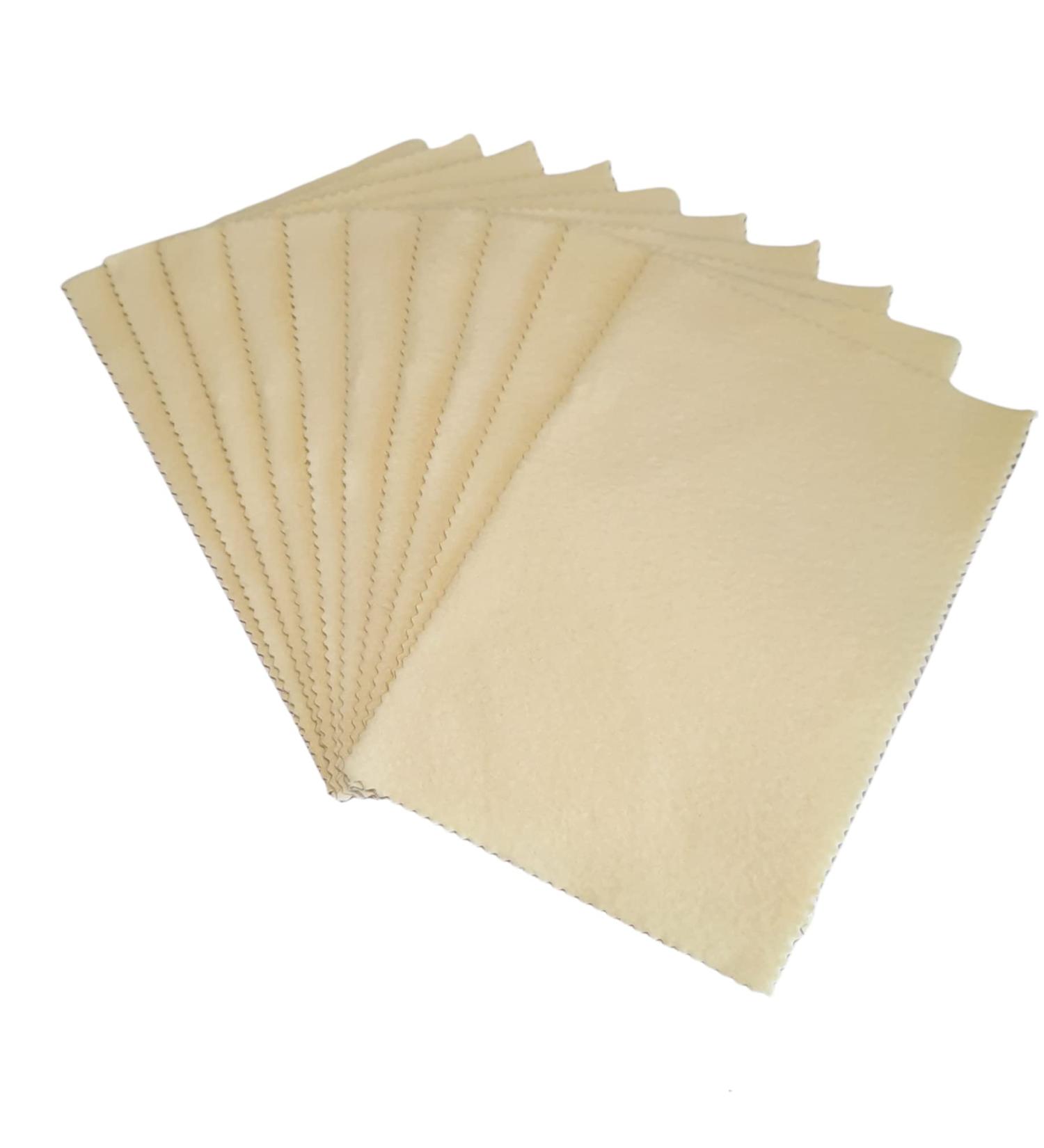 Sunshine Silver Polishing Cloth - 10 Pack for Sterling Silver, Gold, Brass, and Copper Jewelry - Buy Online on GoSupps.com
