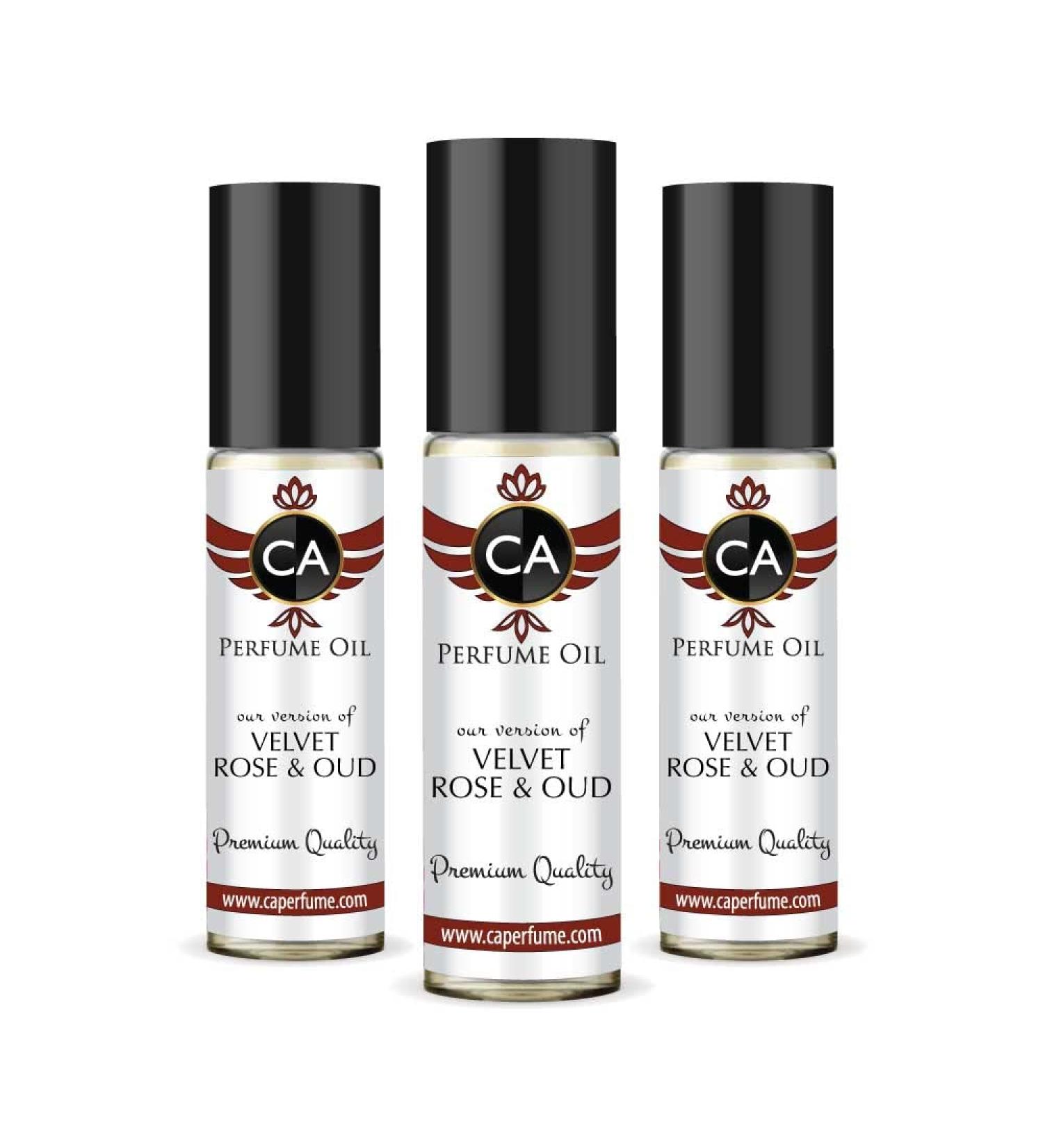 CA Perfume Impression of J. Mlon Velvet Rose & Oud For Men Replica Fragrance Body Oil Dupes Alcohol-Free Essential Aromatherapy Sample Travel Size Concentrated Long Lasting Roll-On 0.3 Fl Oz-X3 - Buy Online on GoSupps.com