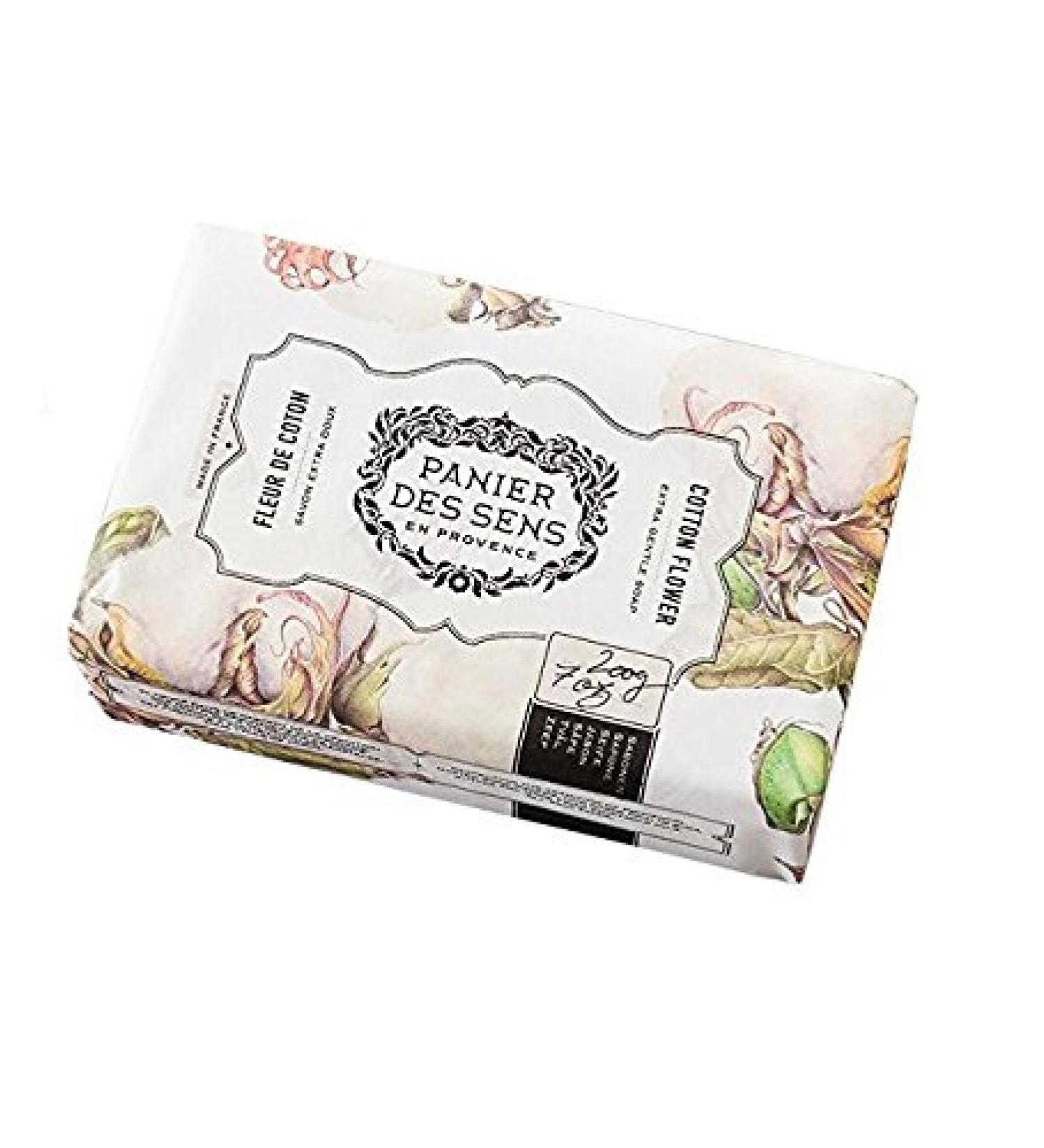 Panier des Sens The Authentic Shea Butter Soap Cotton Flower 7 Ounce