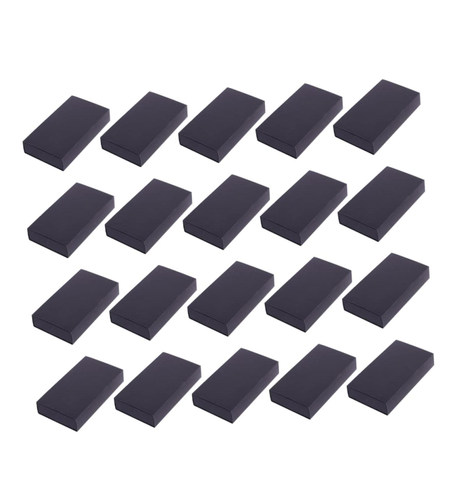 20pcs Travel Soap Case Package Case Kraft Soap Wedding Engagement Packing Box Mini Kraft Paper Box Size 3 Black - Buy Online on GoSupps.com