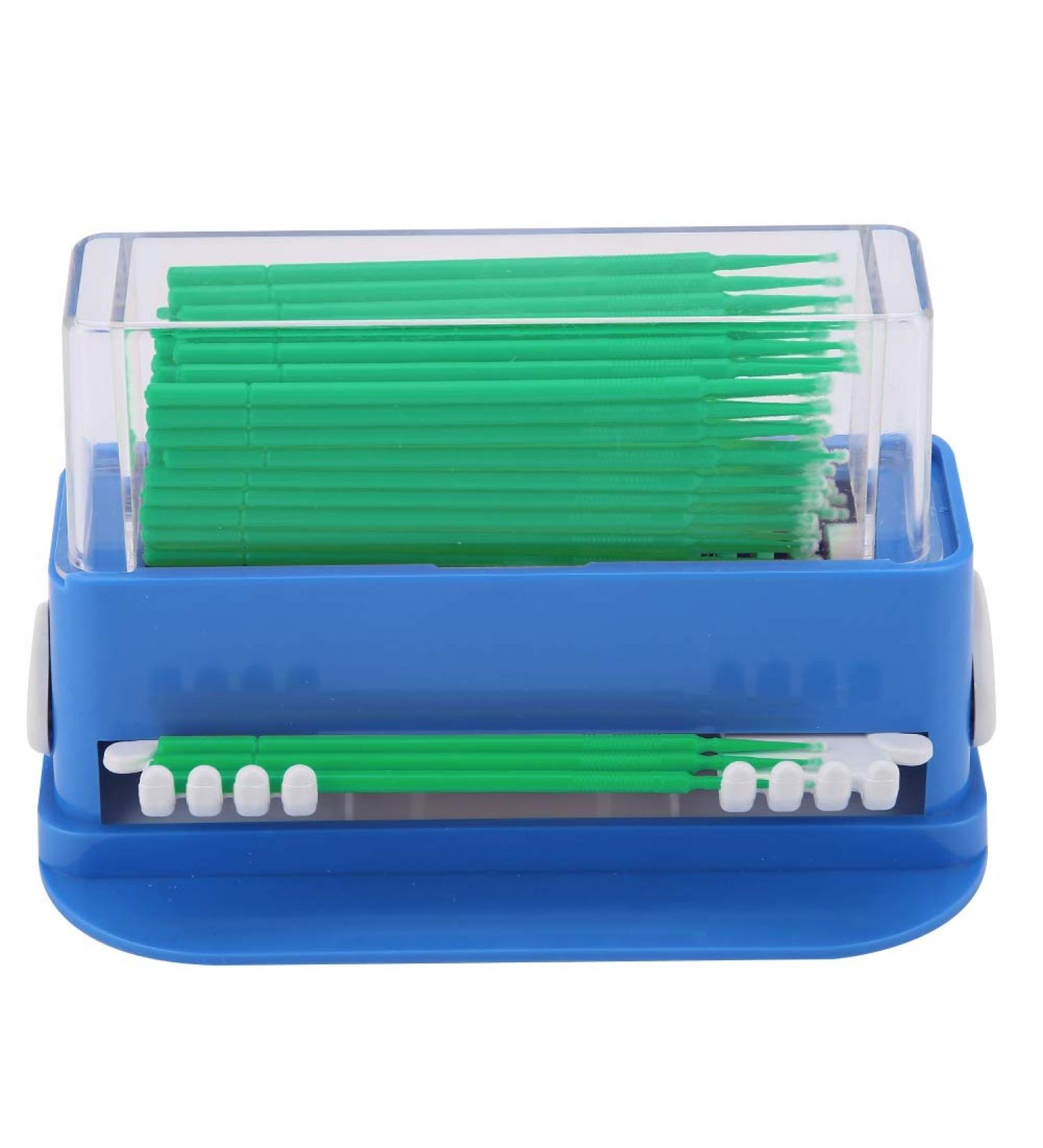 Buy Dental Micro Applicators | Multipurpose Flexible Tip Brushes - 3 Colors with Dispenser Box for Personal Care - Buy Online on GoSupps.com