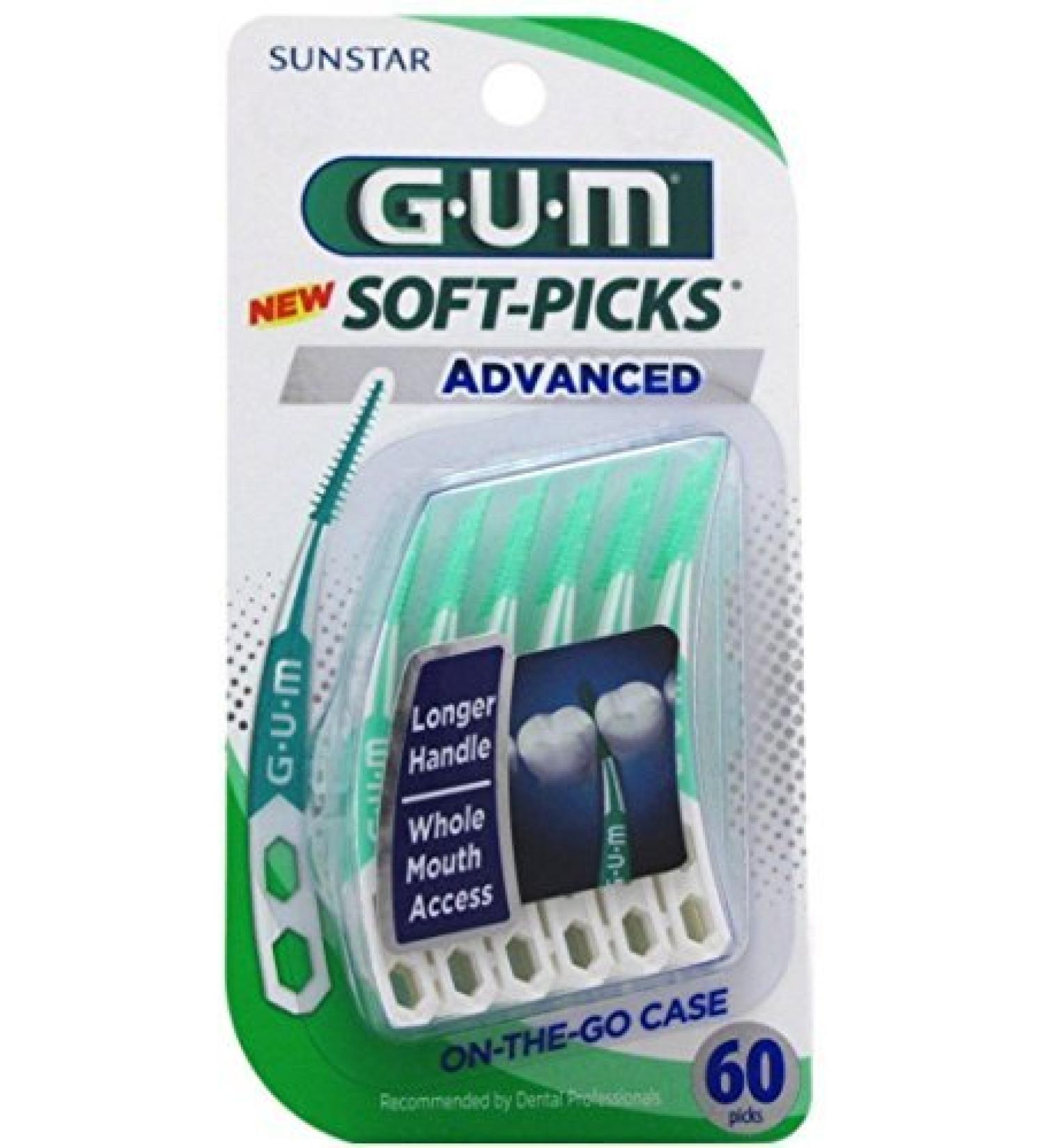 Gum Soft Picks Advanced Size 60ct Gum Soft Picks Advanced 60ct