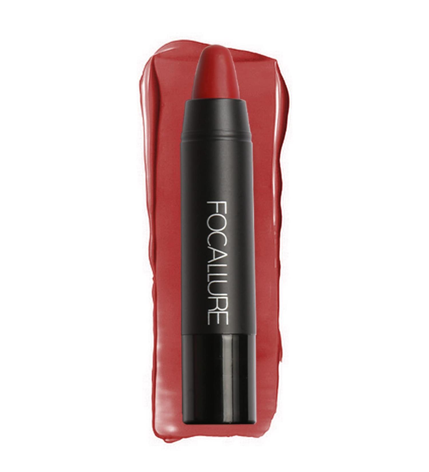 FOCALLURE Ultra Chic Matte Lipstick - Long Lasting Waterproof Lip Crayon - Buy Online on GoSupps.com