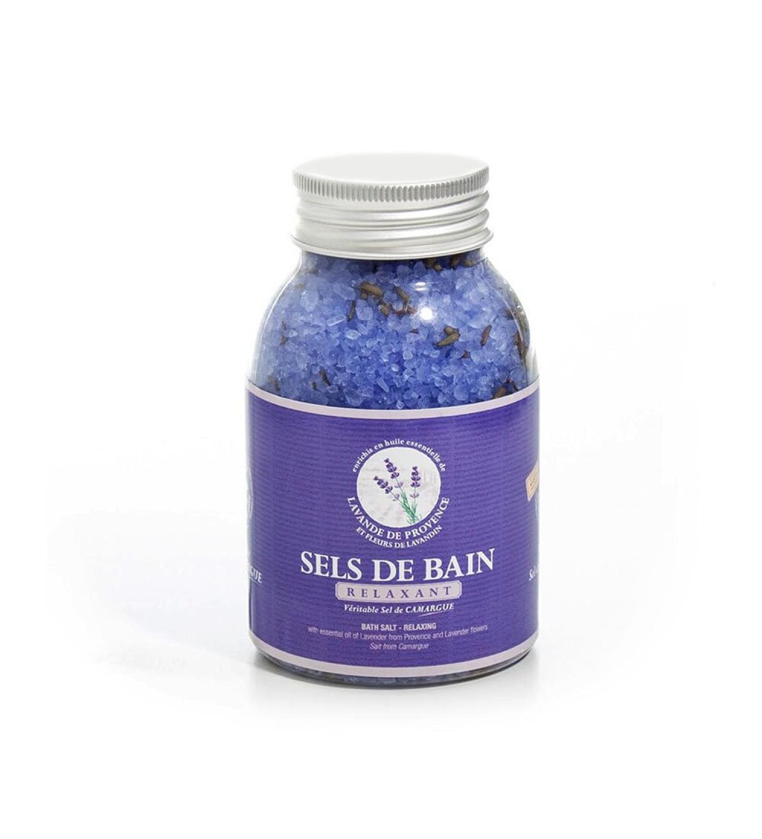 Provence Bath Salt Lavender Lavender Flowers and Essential Oil 300g
