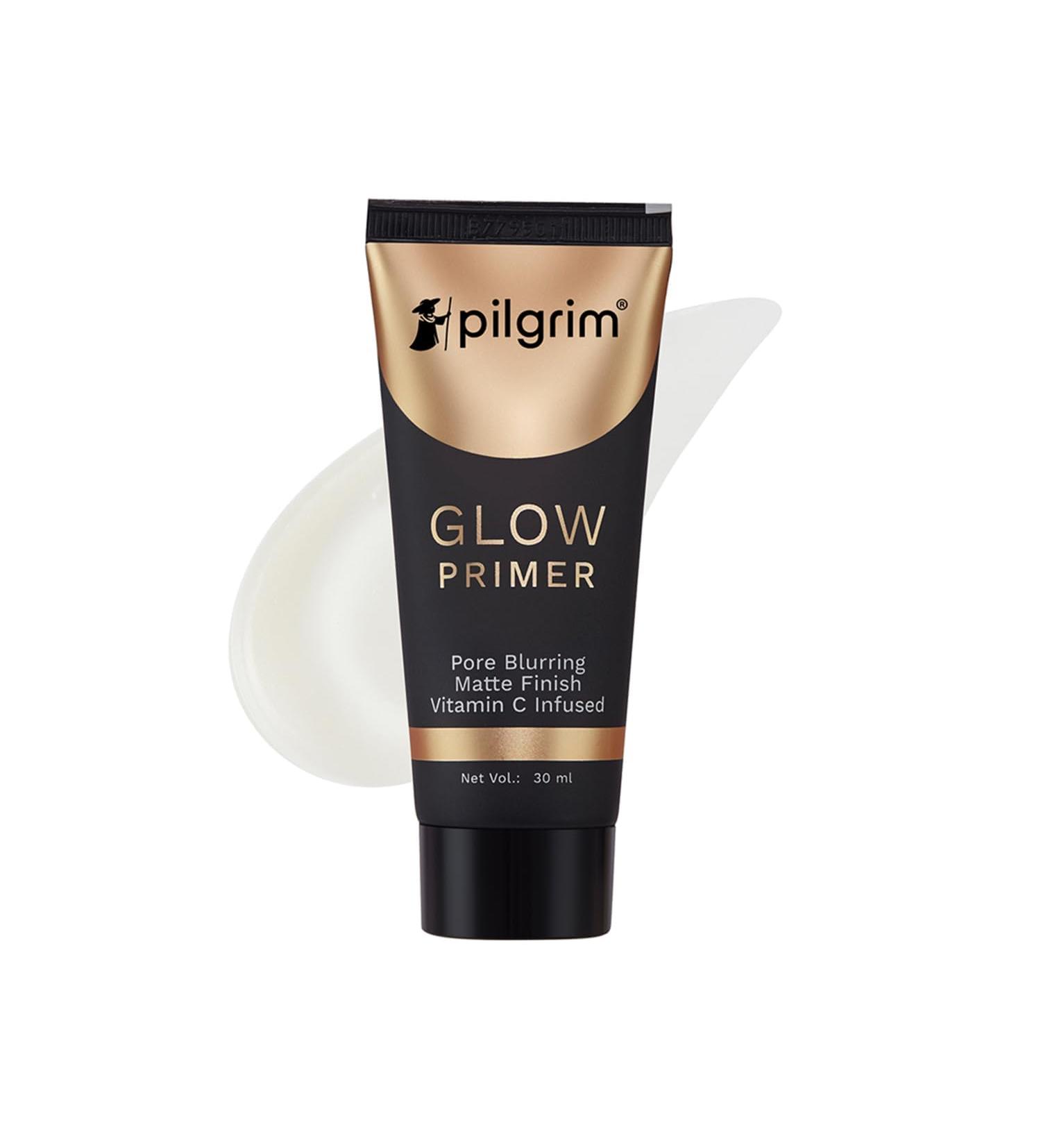 Glow Primer Lightweight Gel Based Velvety Matte Finish Blurs Pores Vit C+E Infused - Buy Online on GoSupps.com