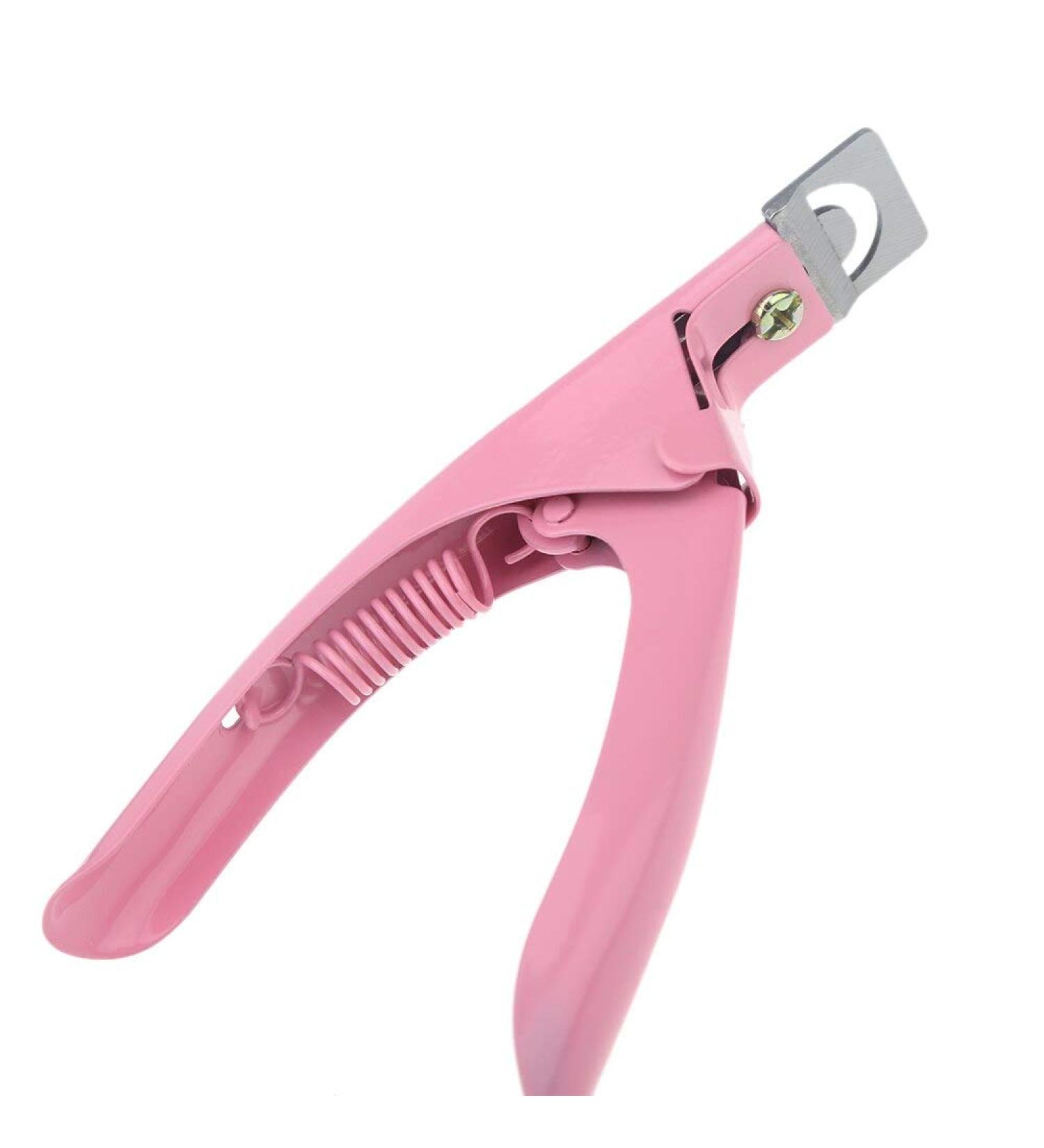 ATNails Nail Clipper Manicure Tool Acrylic Gel False Nail Clipper/Edge Cutter Tips Nail Professional Pink or Silver sent at random