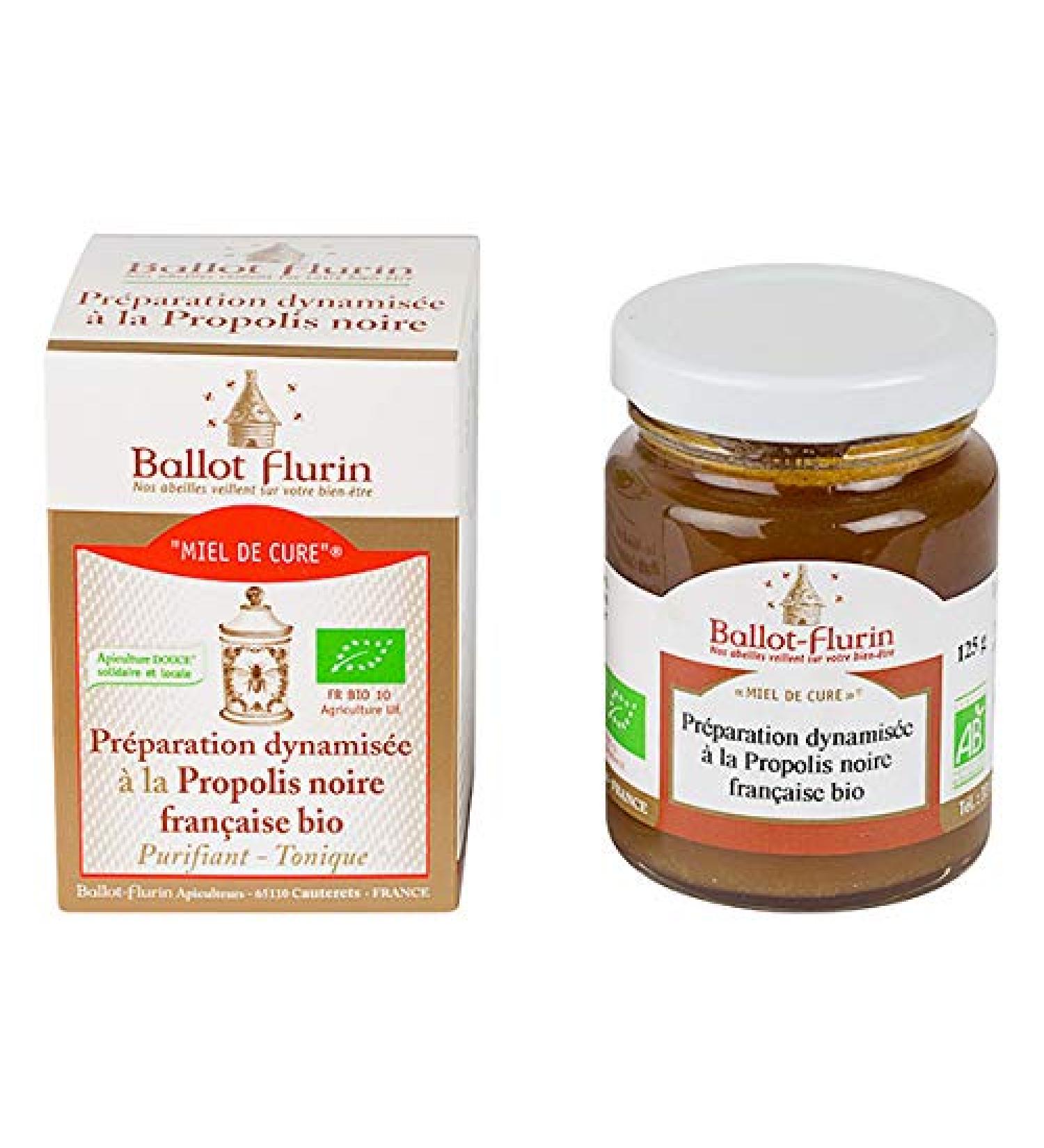 Ballot-Flurin - Black Propolis Cure Honey 125G - Unit - Buy Online on GoSupps.com