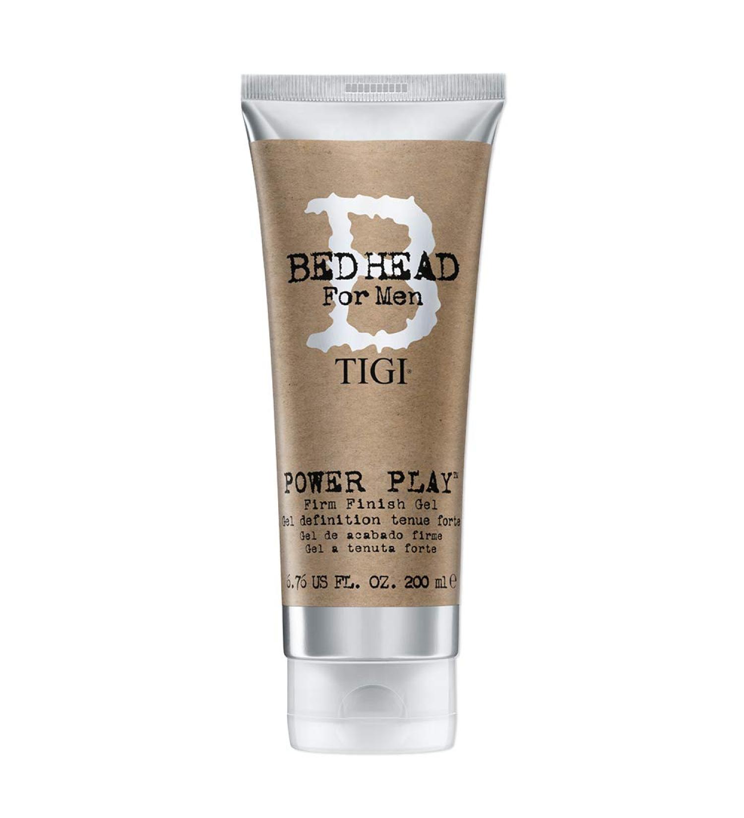 TIGI Bed Head for Men Power Play Firm Finish Gel 6.76 oz - Strong Hold Styling Gel - Buy Online on GoSupps.com