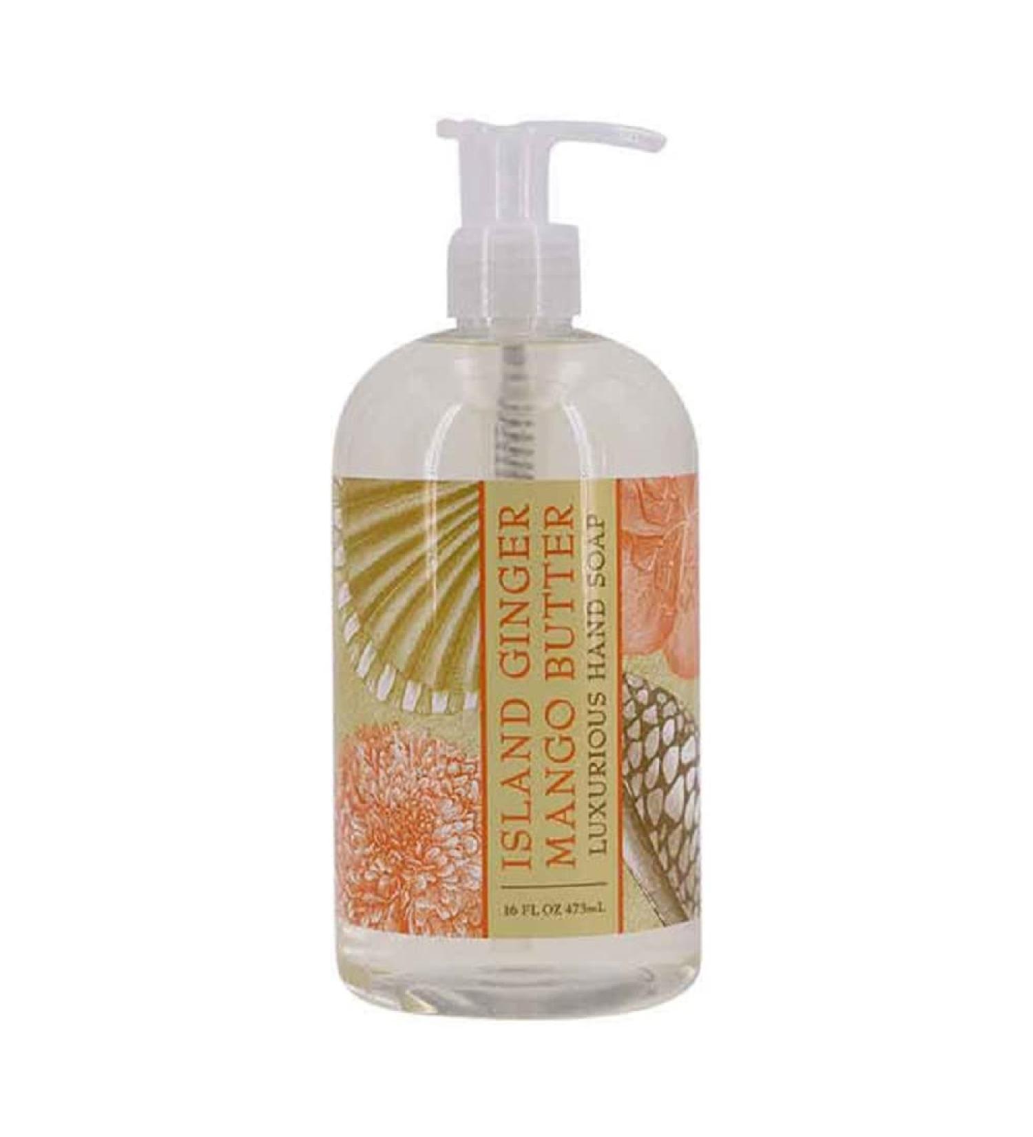 Greenwich Bay Trading Company 16 fl oz Hand Soap (Botanical Collection Island Ginger Mango Butter)