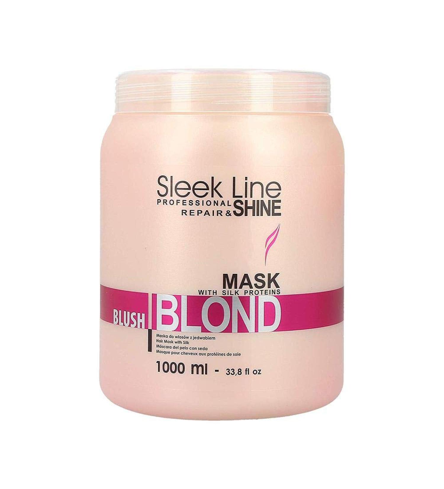 Stapiz Sleek Line Blush Blond Hair Mask for Blondes and Reds, Pack of 1 (1 x 1000 ml)