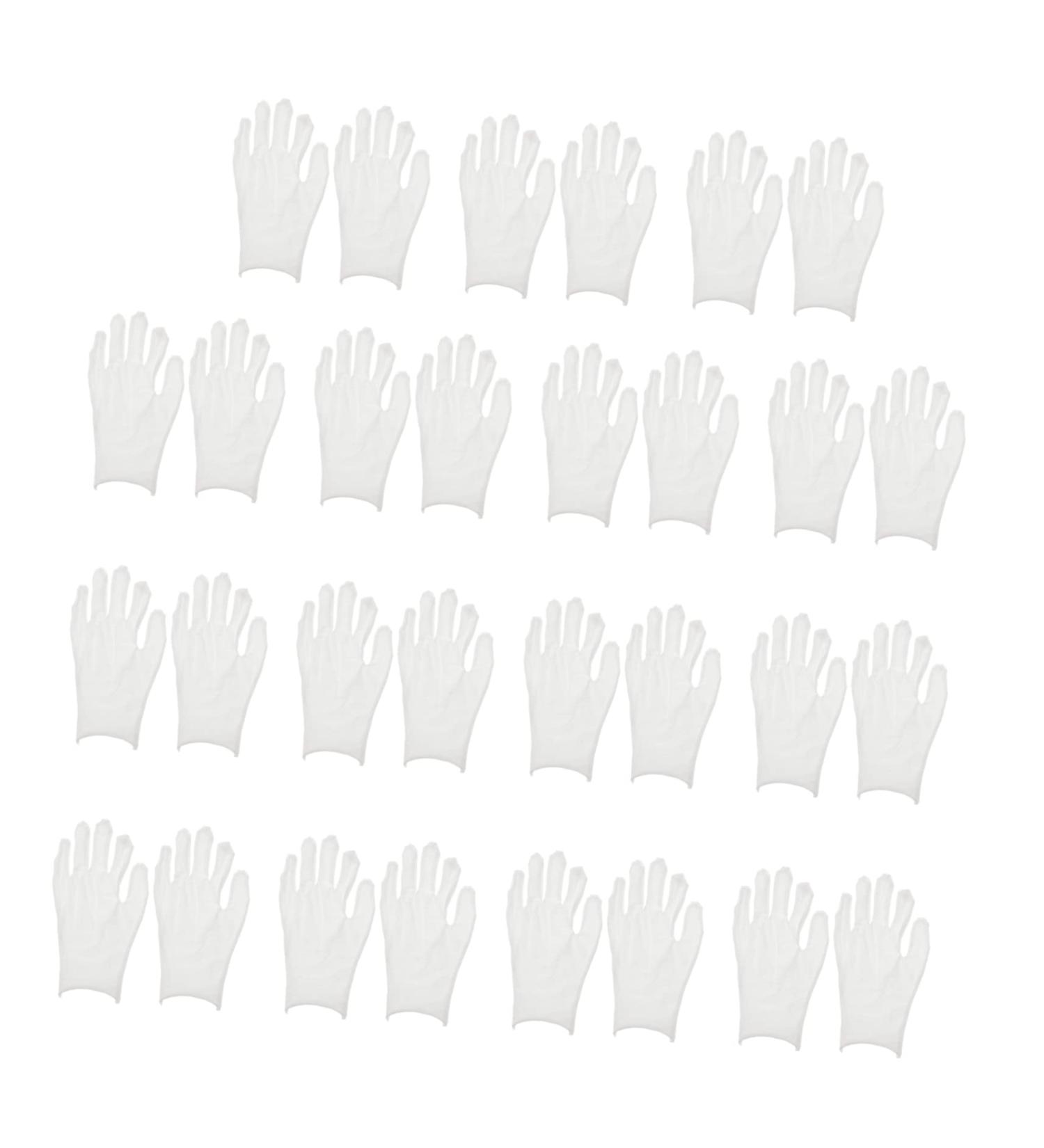 FRCOLOR 15 Pairs Overnight Moisture Gloves Bedtime Cotton Dry Hands Glove White Gloves Stretchable Gloves Washable Cotton Gloves Winter Men Diving White Dress Gloves Miss Mittens - Buy Online on GoSupps.com