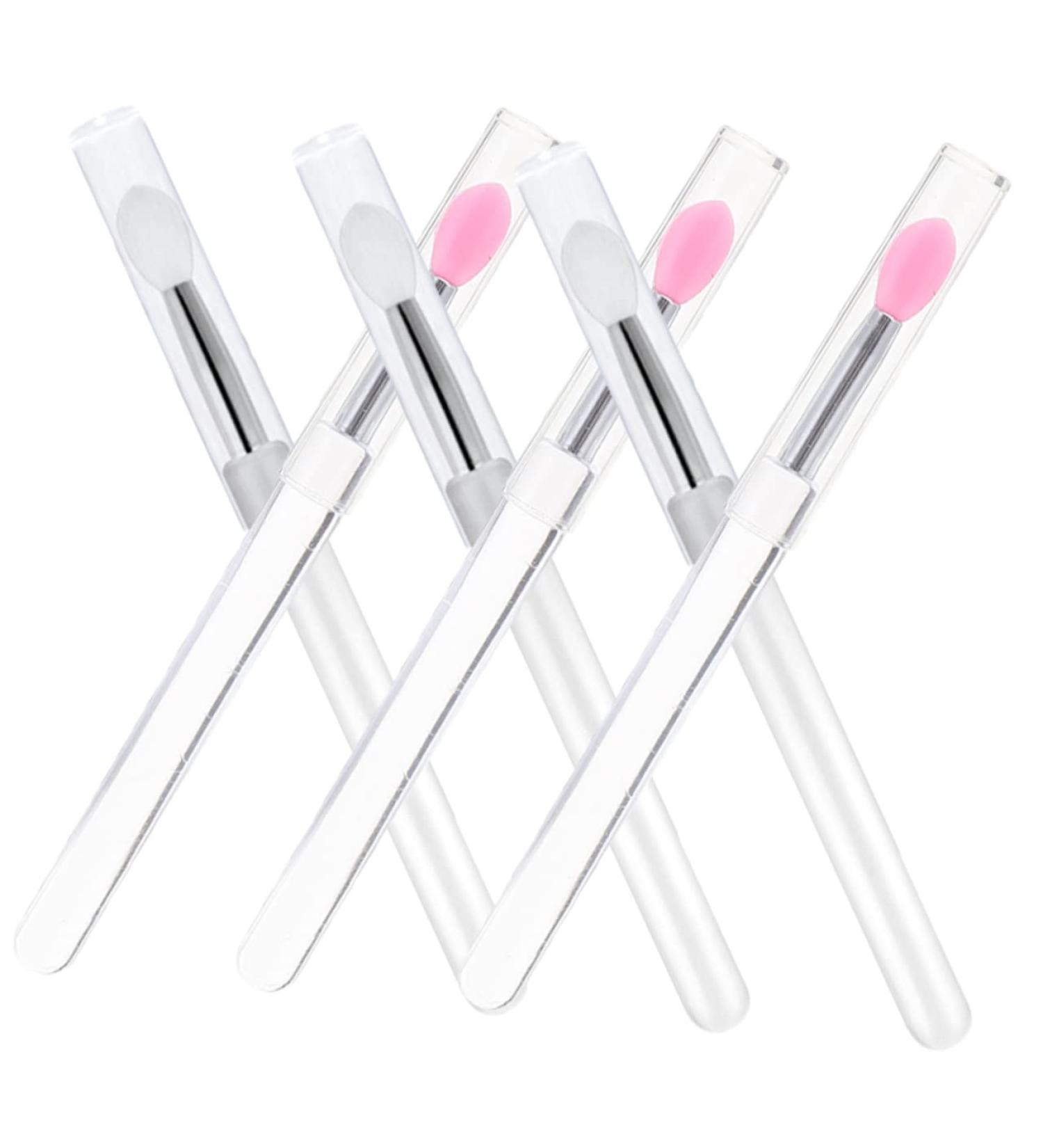 6PCS Silicone Lip Brush Set - Portable Makeup Tools for Lipstick Lip Masks & Eyeshadow Applicators - Buy Online on GoSupps.com