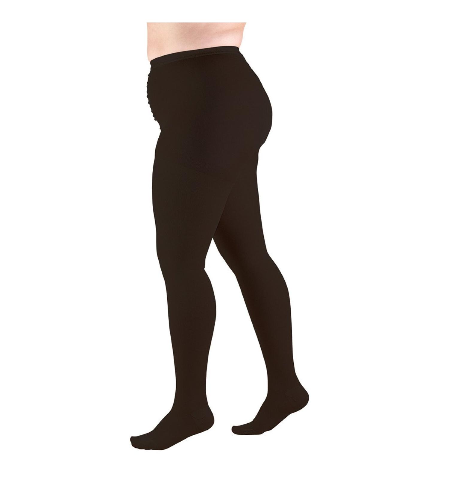 Truform Plus Size 20-30 mmHg Compression Pantyhose for Women - X-Tall Black Support Tights - 1 Pair - Buy Online on GoSupps.com