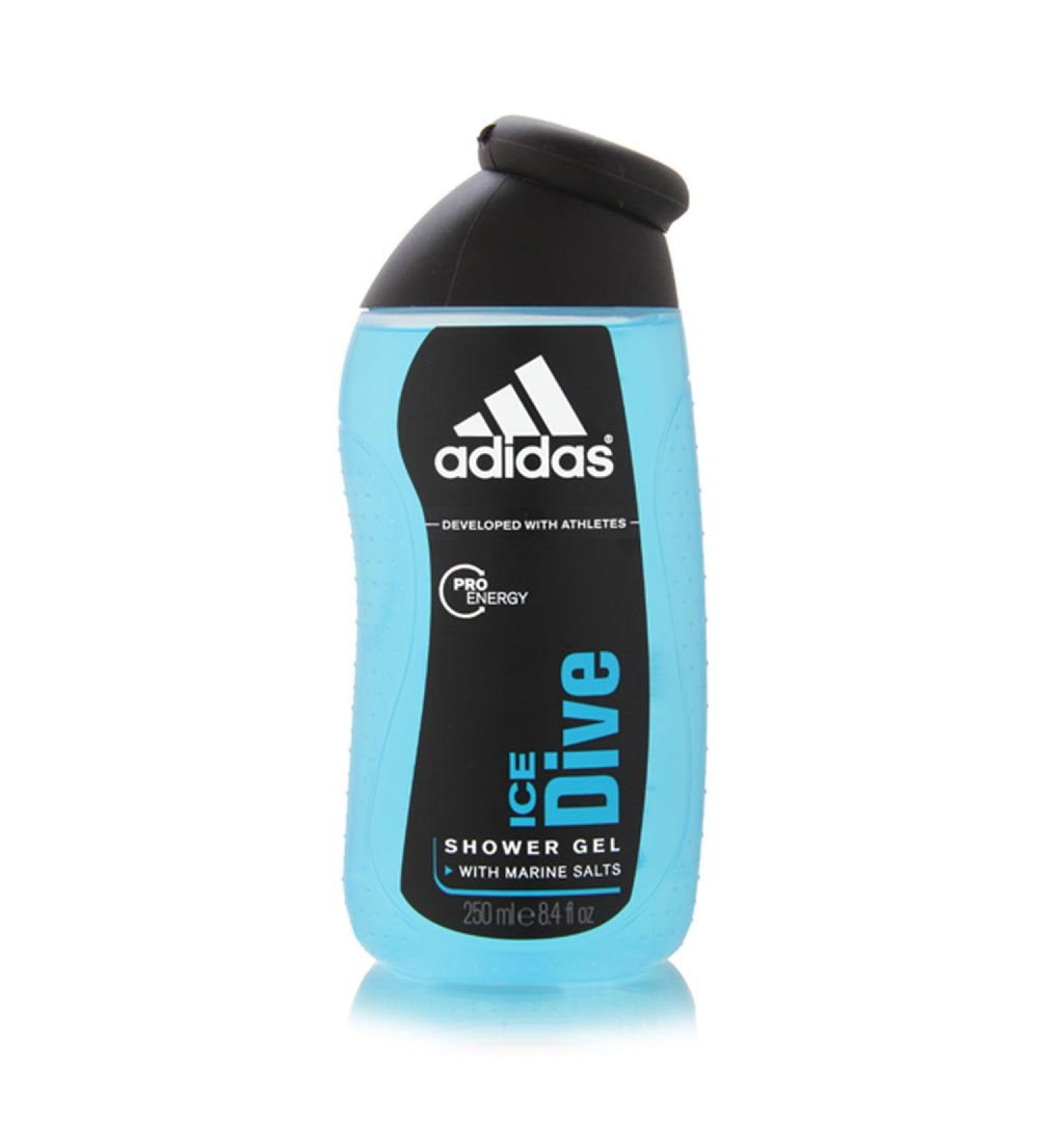 Adidas Ice Dive by Coty for Men 250ml/8.4oz Shower Gel with Marine Salts