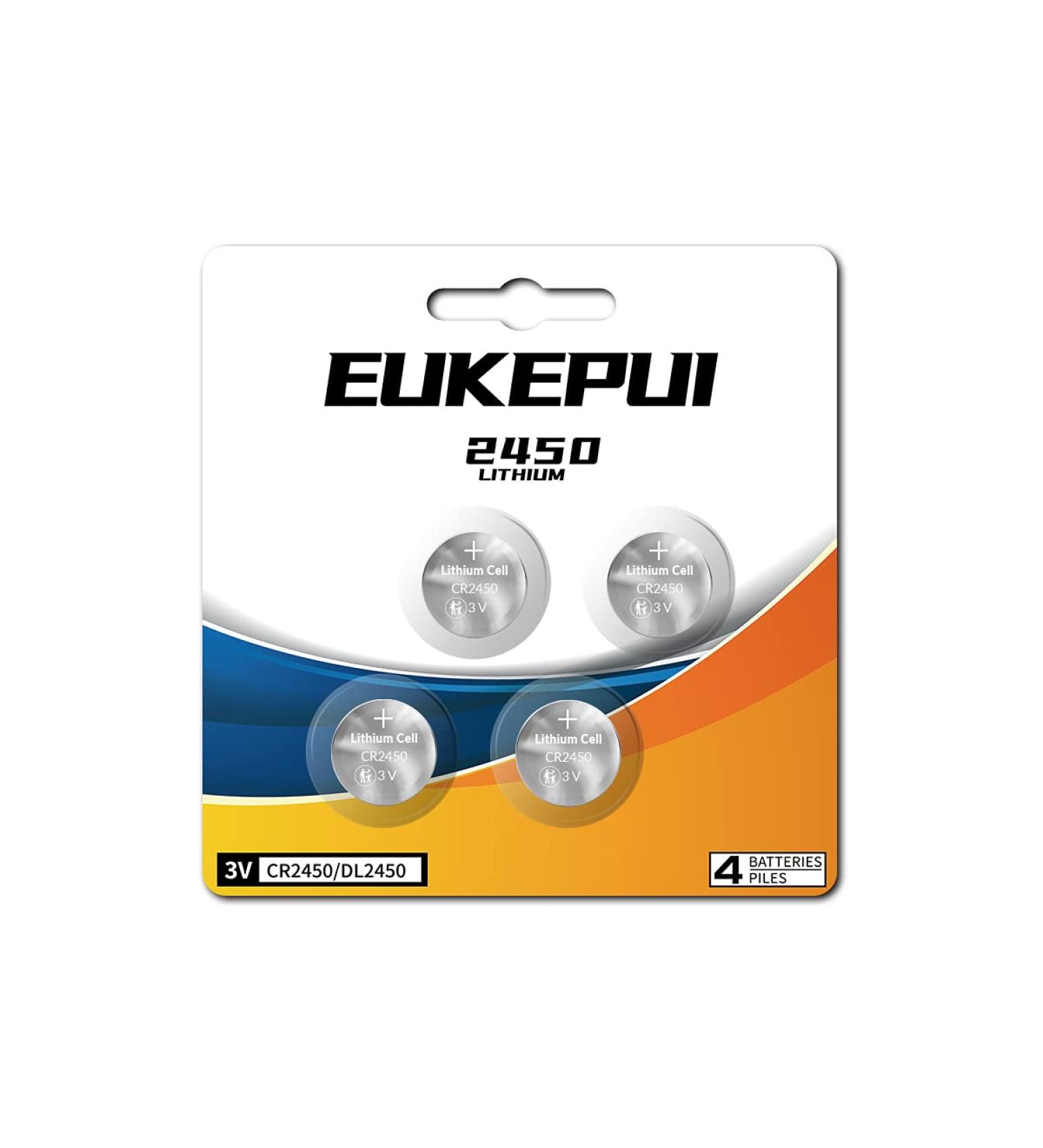 CR2450 Battery DL2450 3V Lithium Battery-4 Count - Buy Online on GoSupps.com
