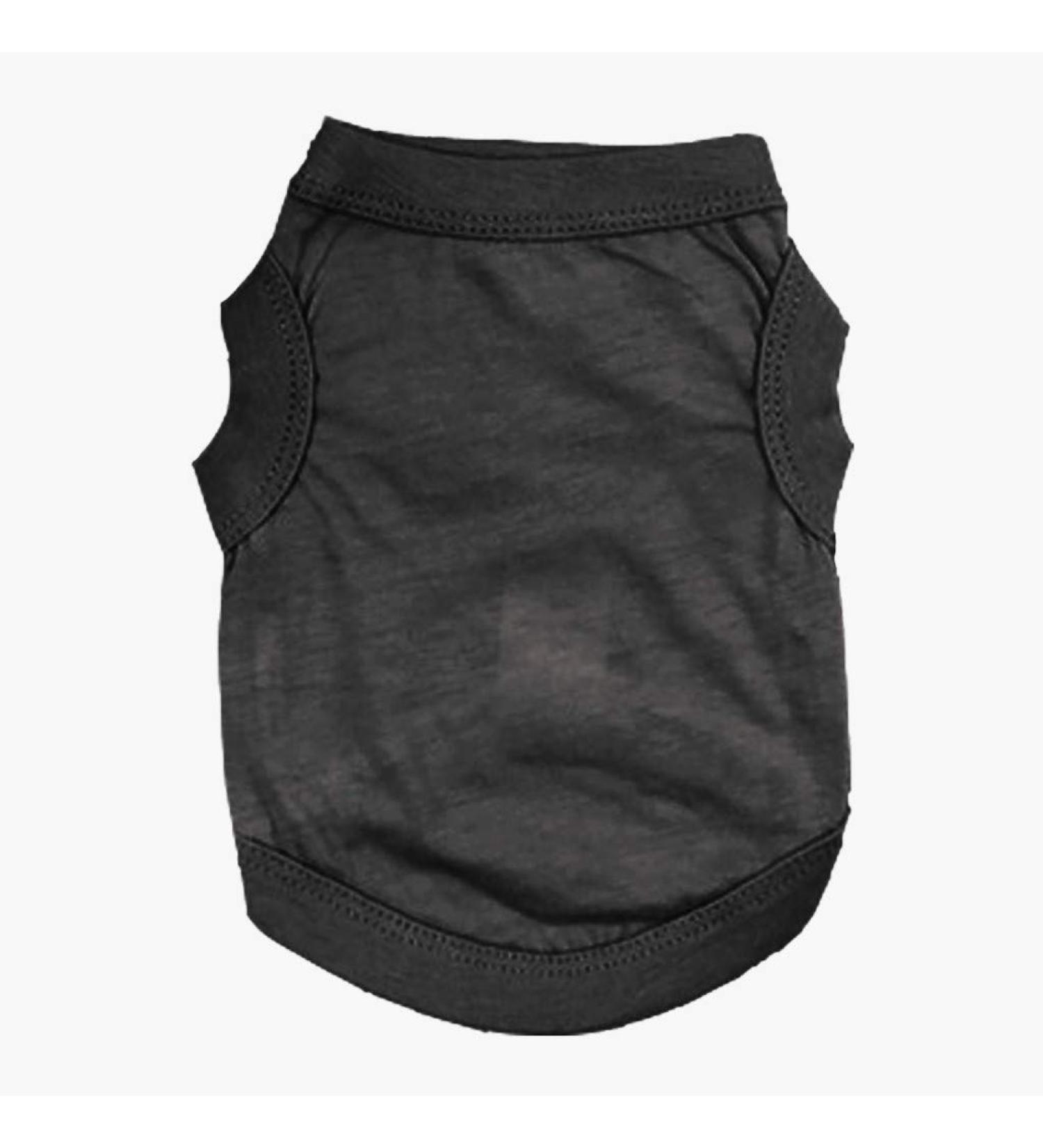 Amfirst Soft Cotton Dog Vest Dress - Breathable Summer T-Shirt for Pets - XS Black Outdoor Tee - Buy Online on GoSupps.com