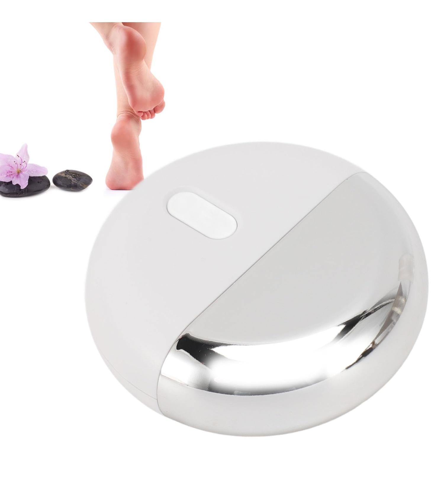 Electric Foot File USB Rechargeable Portable Watertight USB Foot File Pedicure Tool Callus Removal Tool with 3 Roller Type Exfoliation for Home Outdoors (#3) - Buy Online on GoSupps.com