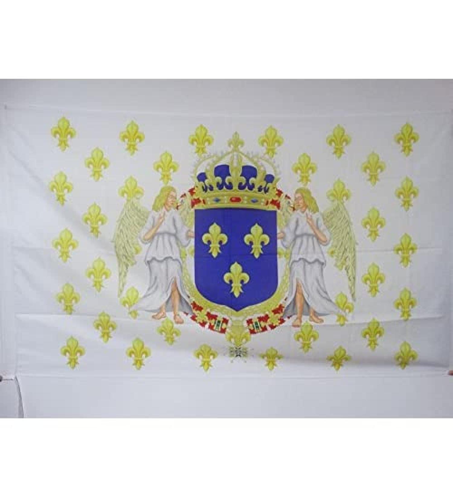 AZ FLAG Flag KINGDOM France Angel 150x90cm - France flag 90 x 150 cm sheath for mast - flags Top quality