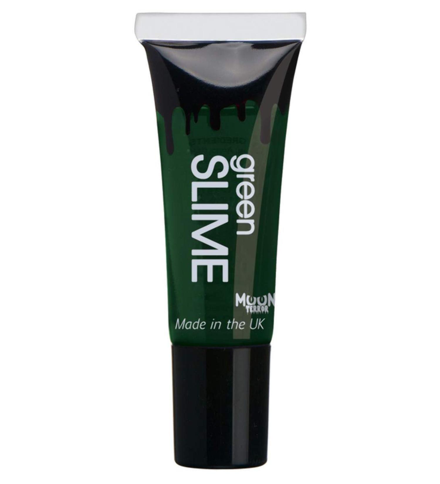Green Slime with Applicator - 0.34oz - Fake Blood - SFX Make up for Halloween Vampire Zombie Theatre Stage - Special Effects Make up