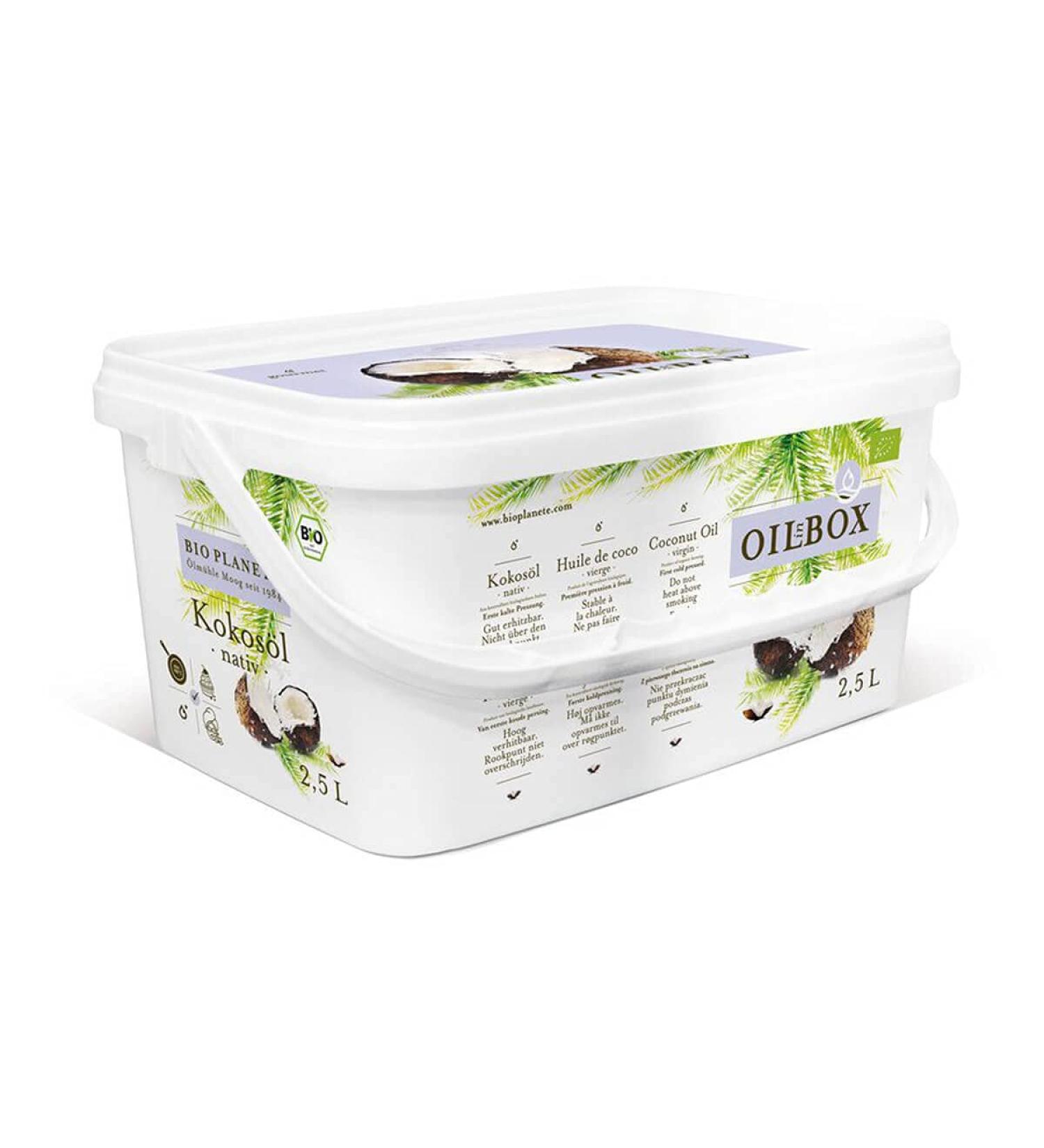 Organic virgin coconut oil 2.5 l - BIO PLANETE