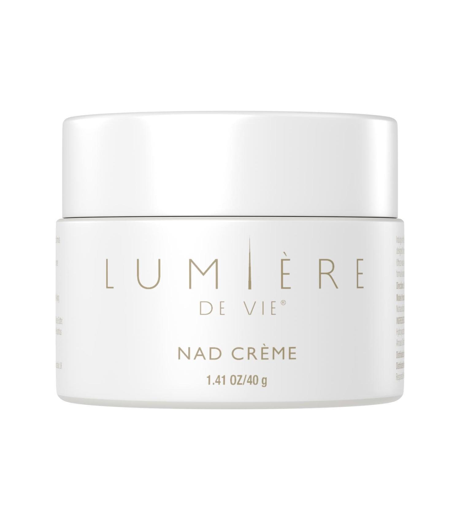 LUMI RE DE VIE NAD Cr me Face Cream with 5% Myristyl Nicotinate, Supports Healthy NAD Levels, Smooths the Look of Fine Lines, Helps Improve Elasticity & Hydration, 40g - Buy Online on GoSupps.com
