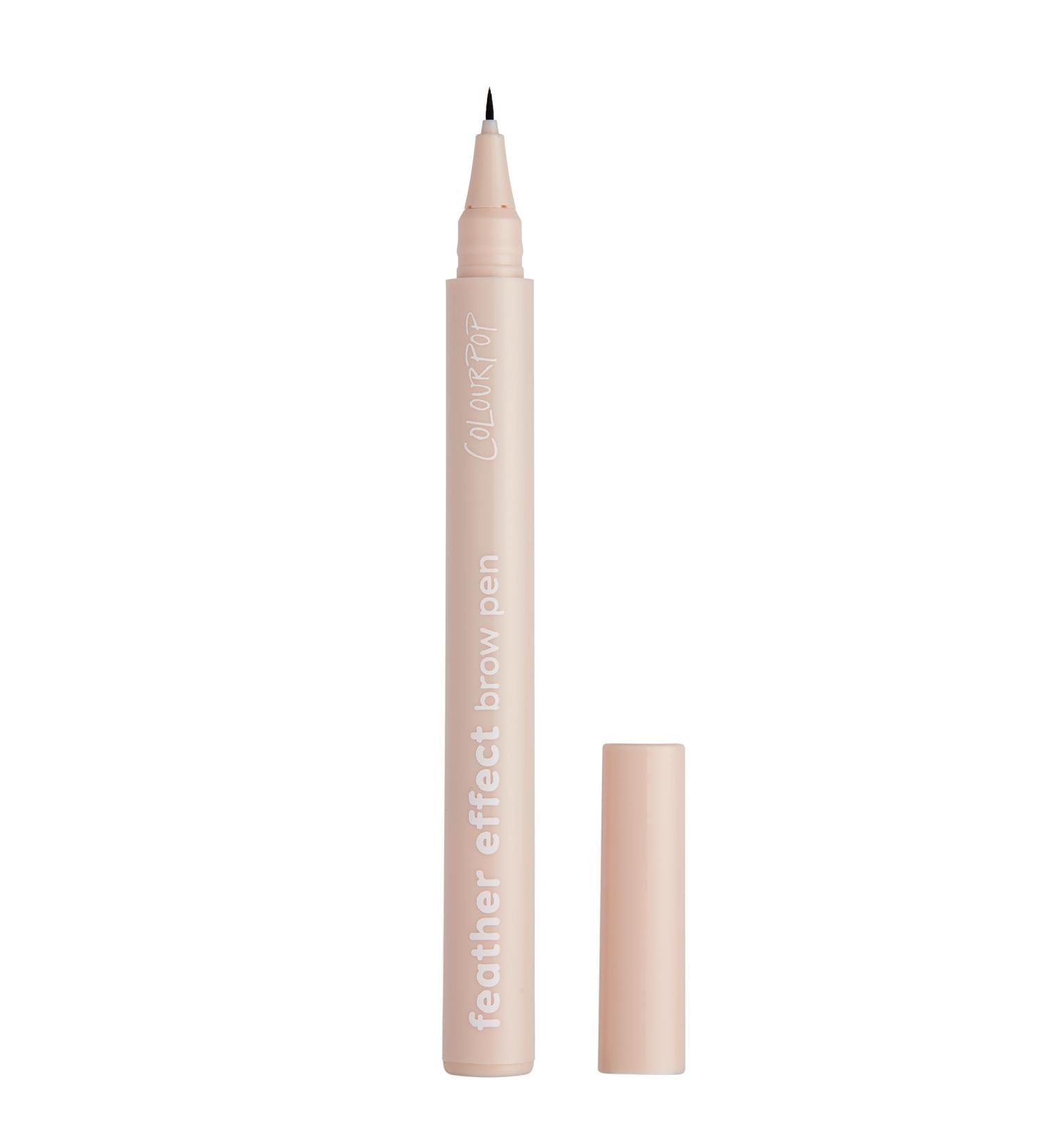 ColourPop Feather Effect Brow Pen - Medium Brown Eyebrow Pen | Smudge-Free Water-Resistant All Day Wear for Fuller Natural-Looking Brows  - Buy Online on GoSupps.com