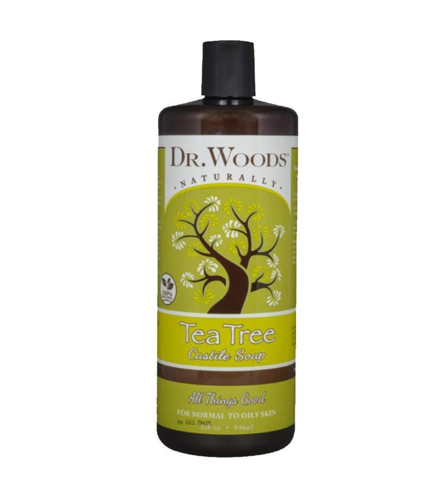 Dr. Woods Naturals Castile Liquid Soap Tea Tree 32 Fluid Ounce