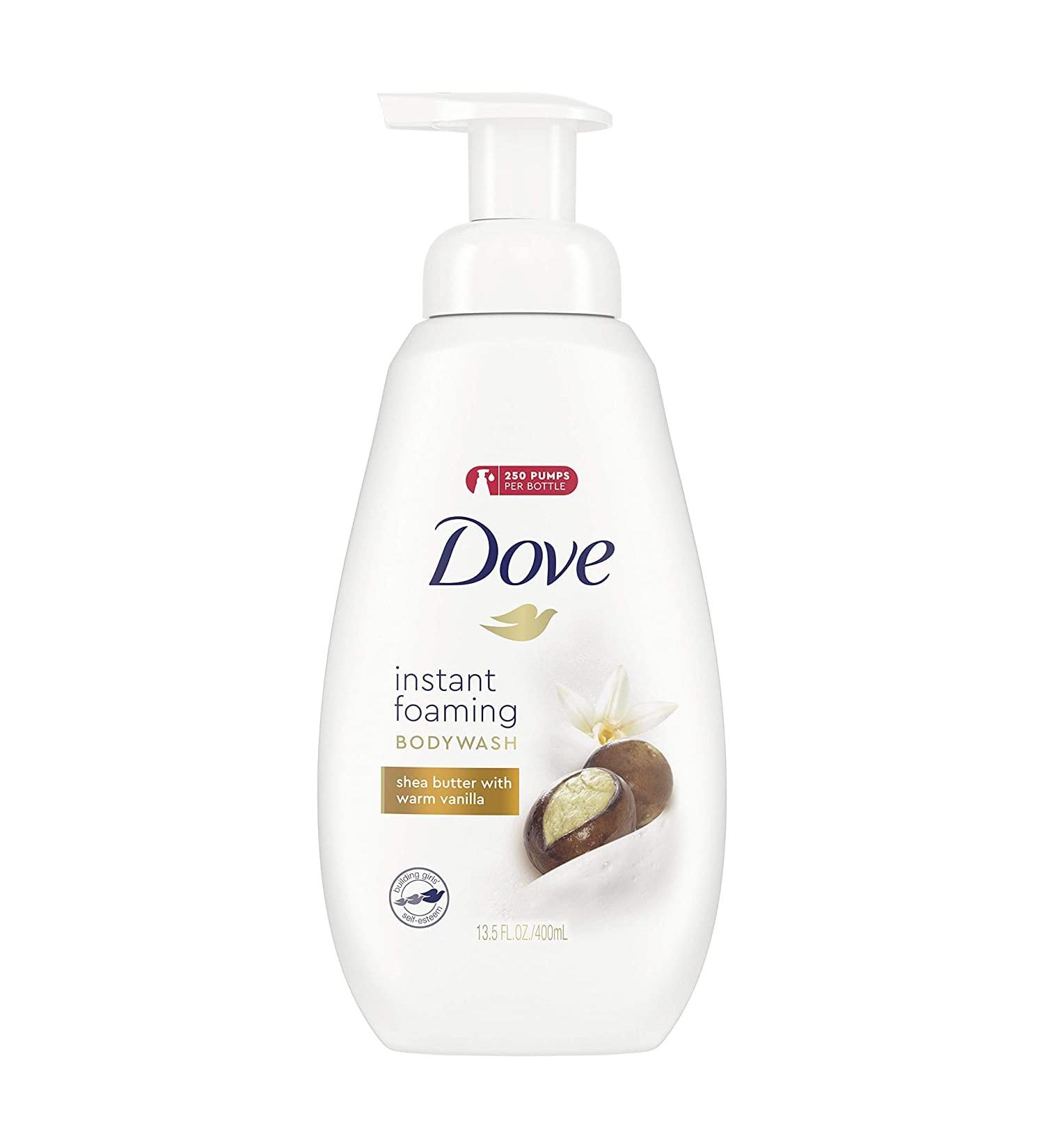 Dove Shea Butter & Warm Vanilla Shower Foam - 13.5 FL OZ (400 mL) - Pack of 2 - Buy Online on GoSupps.com