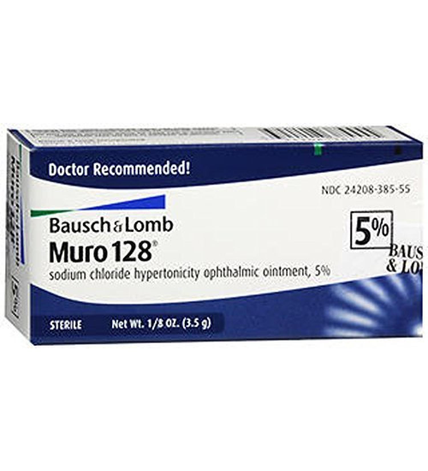 Muro 128 5 Percent Sterile Opthalmic Ointment .12 oz (3.5 g)