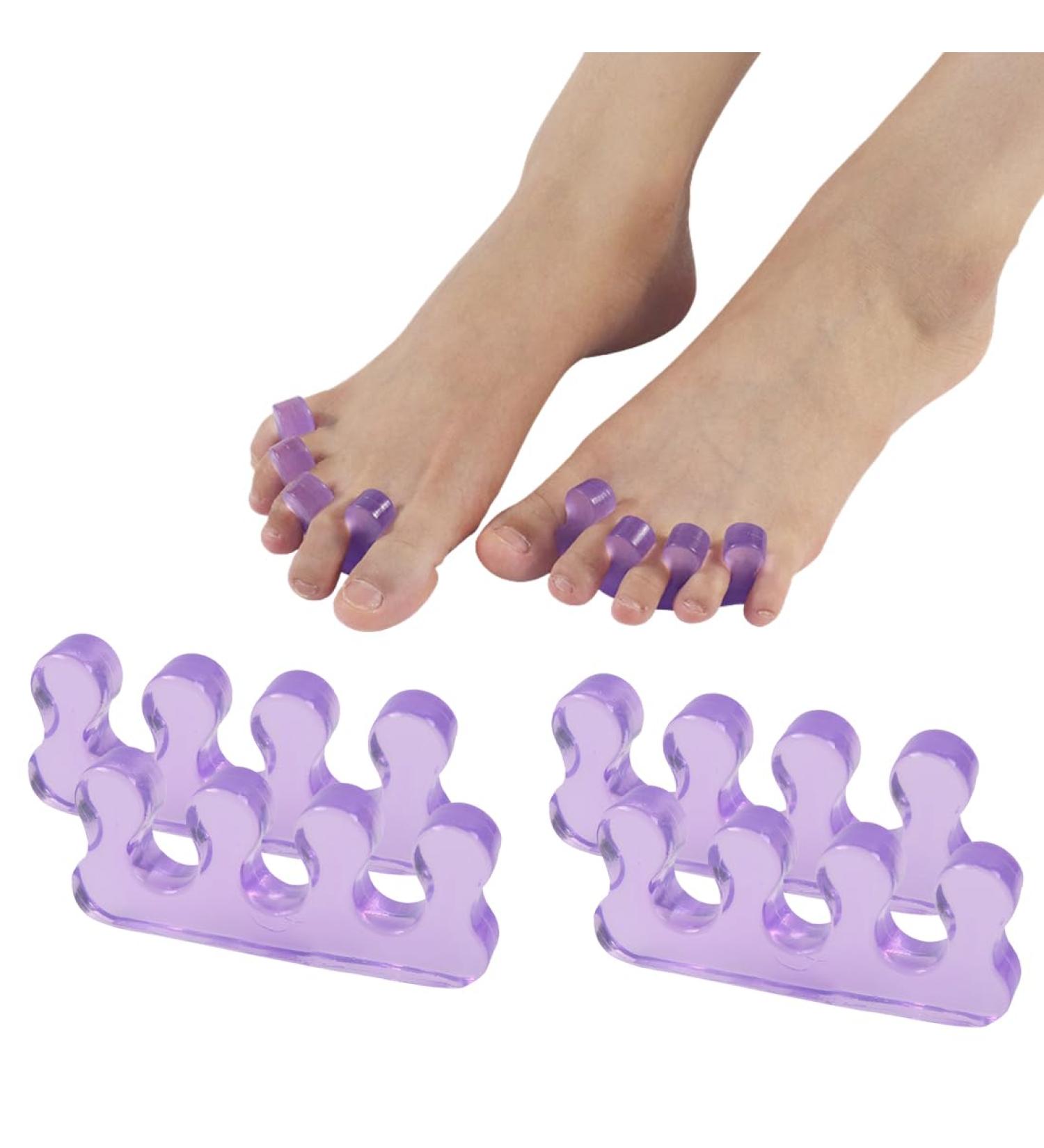 Weddhuis 4-Part Washable Toe Separator | Nail Polish Pedicure Tool & Toenail Divider - Buy Online on GoSupps.com