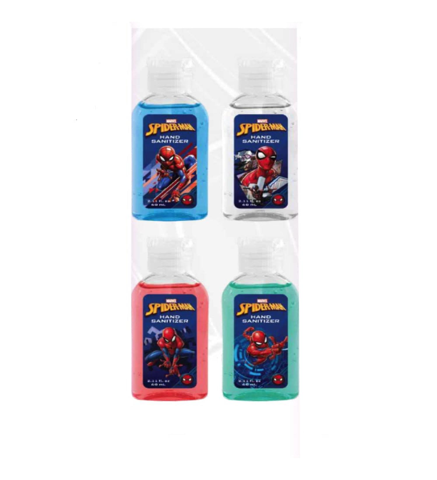 Spiderman Boys Travel Hand Sanitizer Pack - Set of 4 Mini Bottles for Kids - Buy Online on GoSupps.com