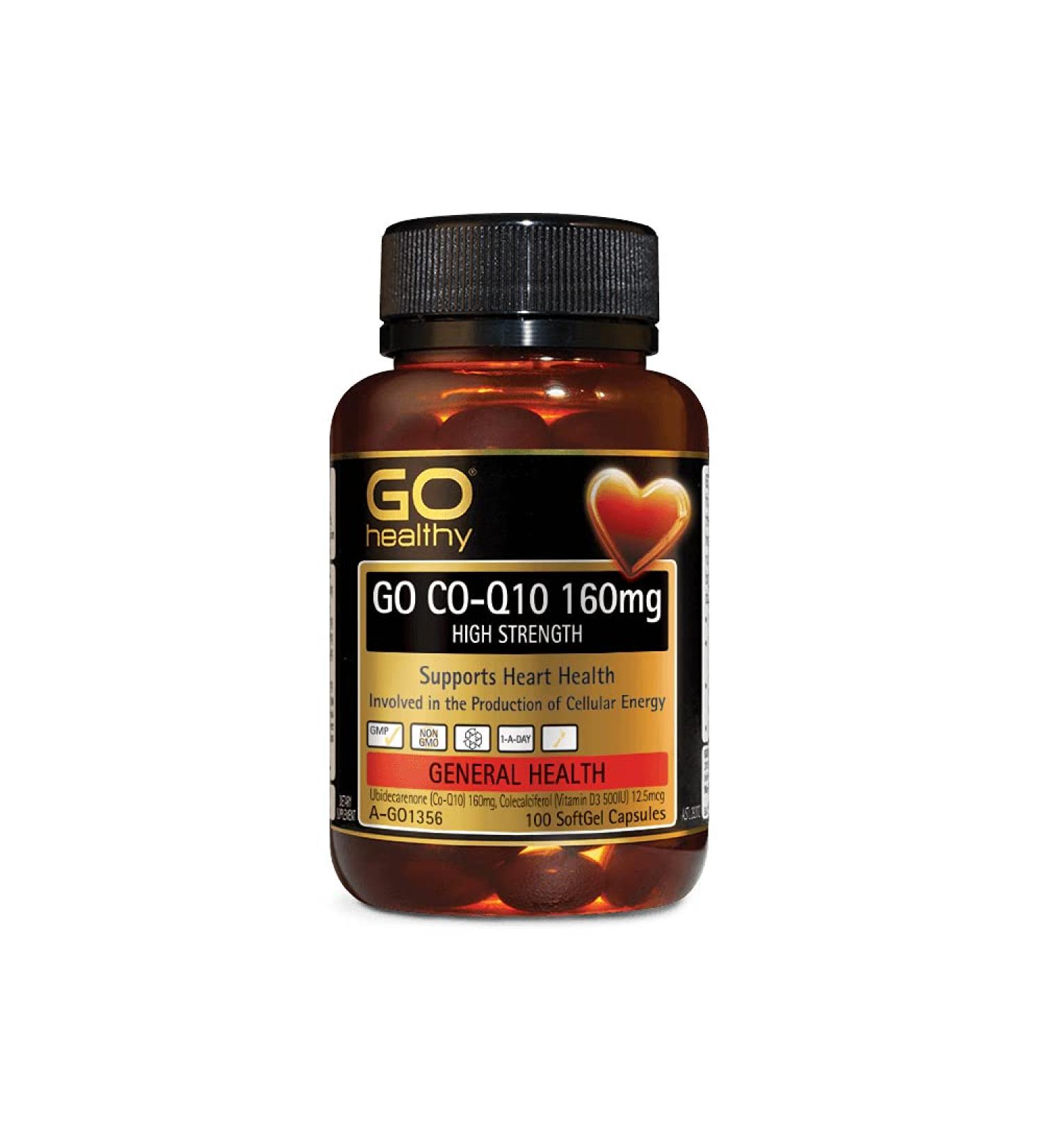 CoQ10 160mg 100 Softgel Capsules