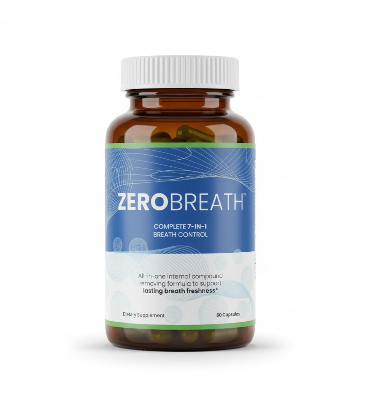 7-in-1 bad breath solution Zero Breath 7-in-1 Body Deodorizing Supplement Bad Breath Capsules Eliminate Bad Breath at it's Source & Feel Confident in Every Conversation - Buy Online on GoSupps.com
