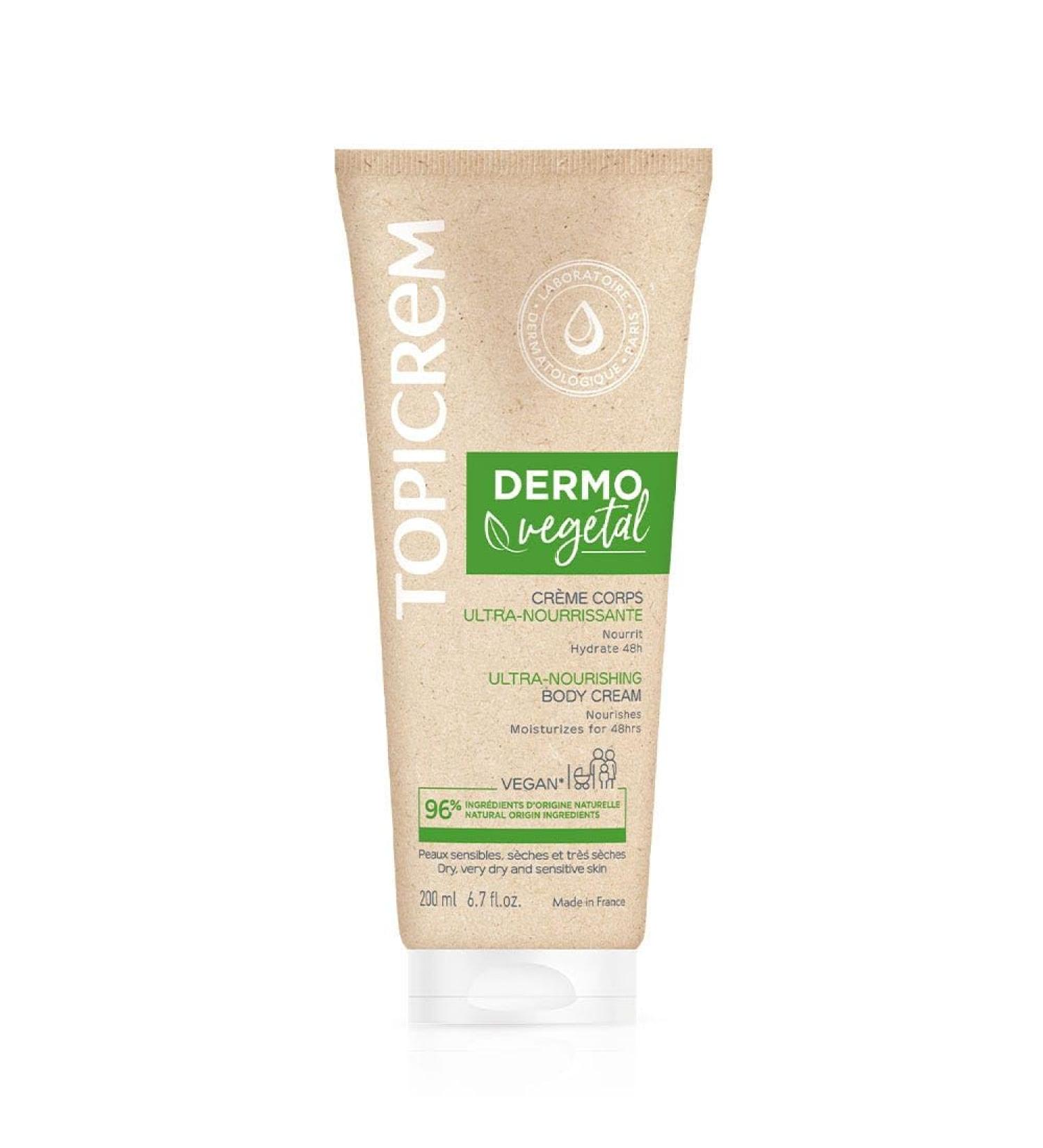 Topicrem DERMOVEGETAL Ultra-Nourishing Body Cream 200 ml