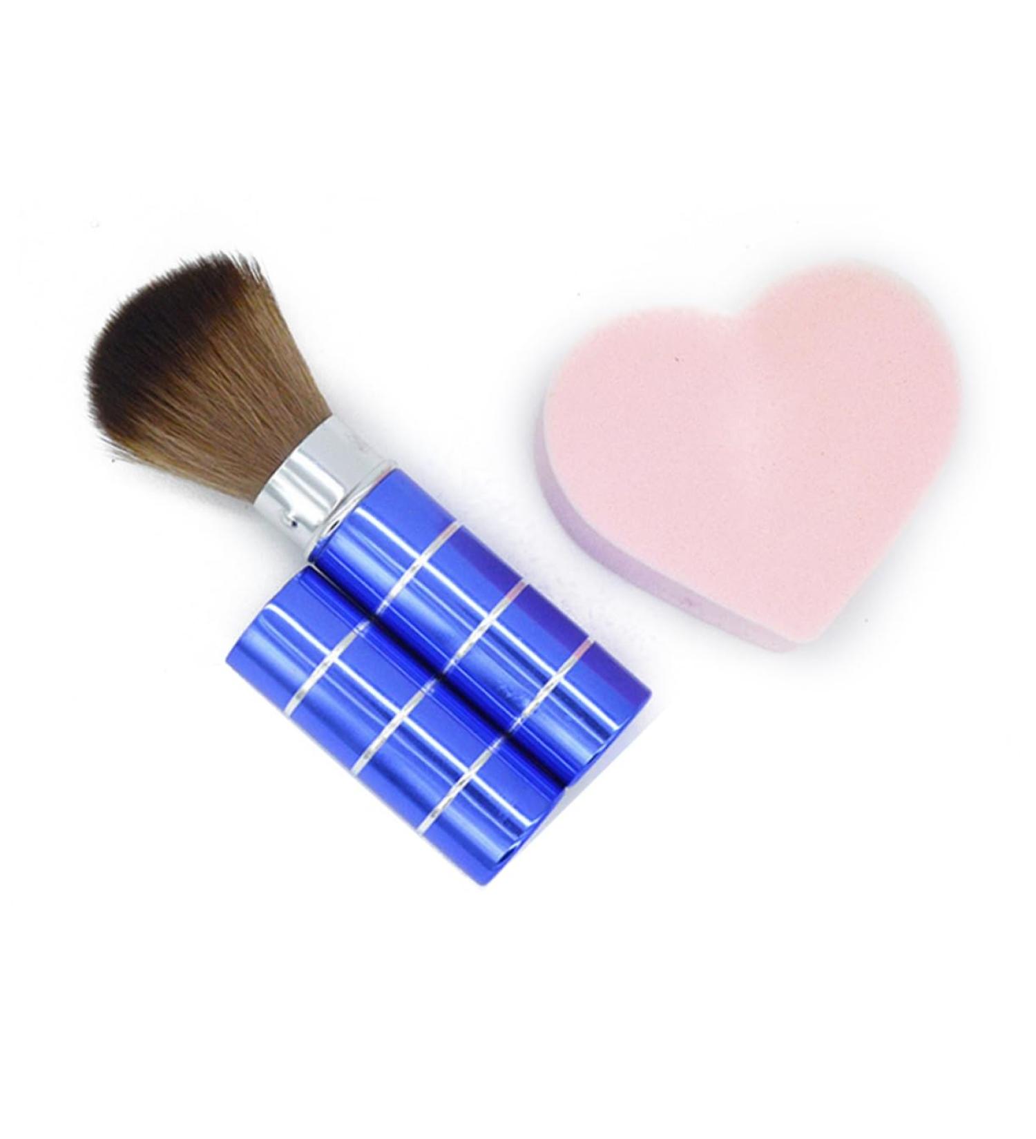 Didiseaon Makeup Brushe Make up Brush Nylon Bristles Blush Brush Cosmetic Brush Makeupbrushes Retractable Brush Makeup Face Foundation Brush Powder Brush Shadow Telescopic Paint medium Blue - Buy Online on GoSupps.com