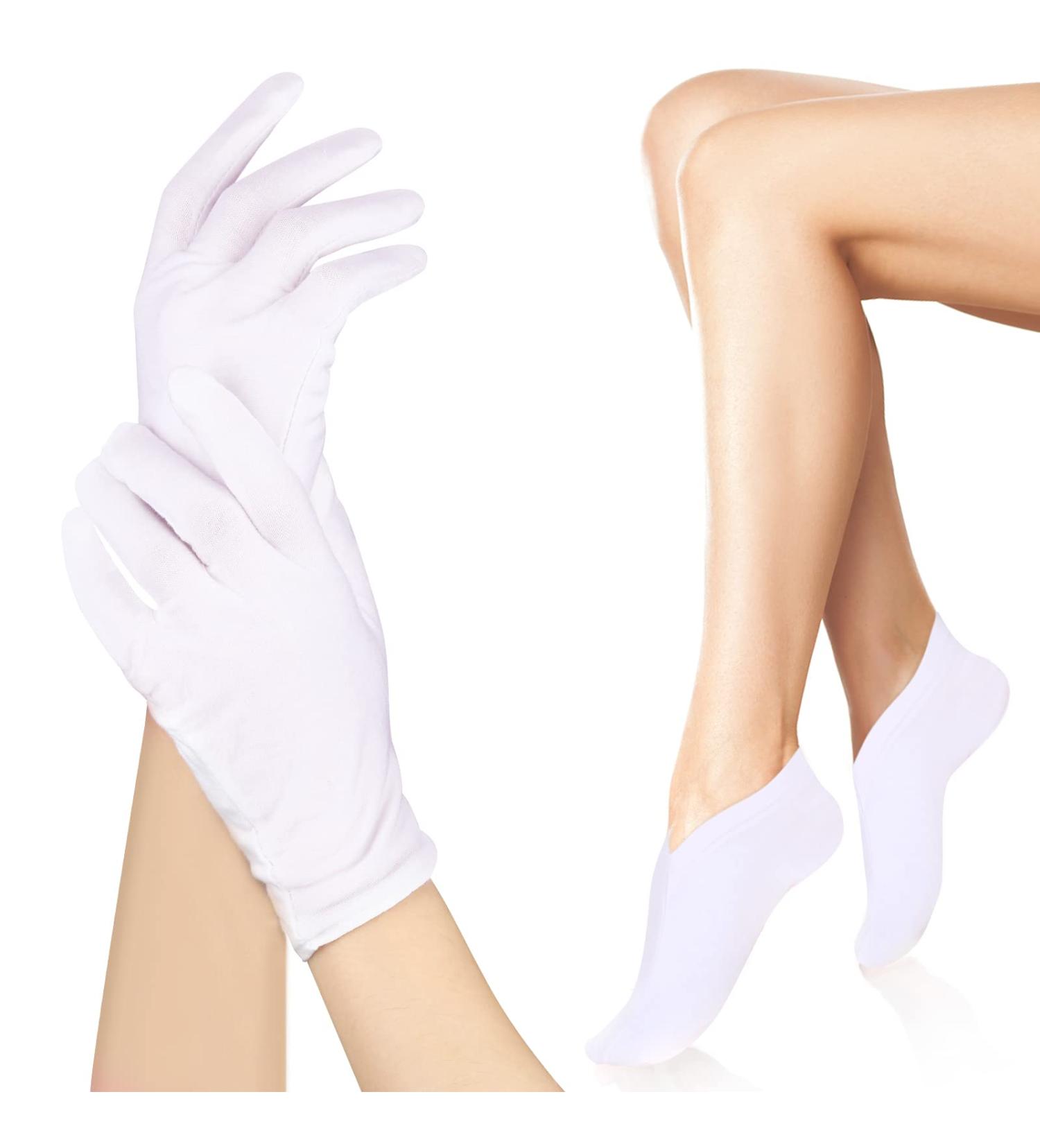 Moisturizing Gloves Socks & Moisturizing Gloves Touch Screen Moisturizing Gloves for Dry Hard Cracked Rough Chapped Skin Overnight Bedtime Eczema Sleeping Lotion Hand Feet Spa 2 Pairs(glove&sock) 4.0 - Buy Online on GoSupps.com