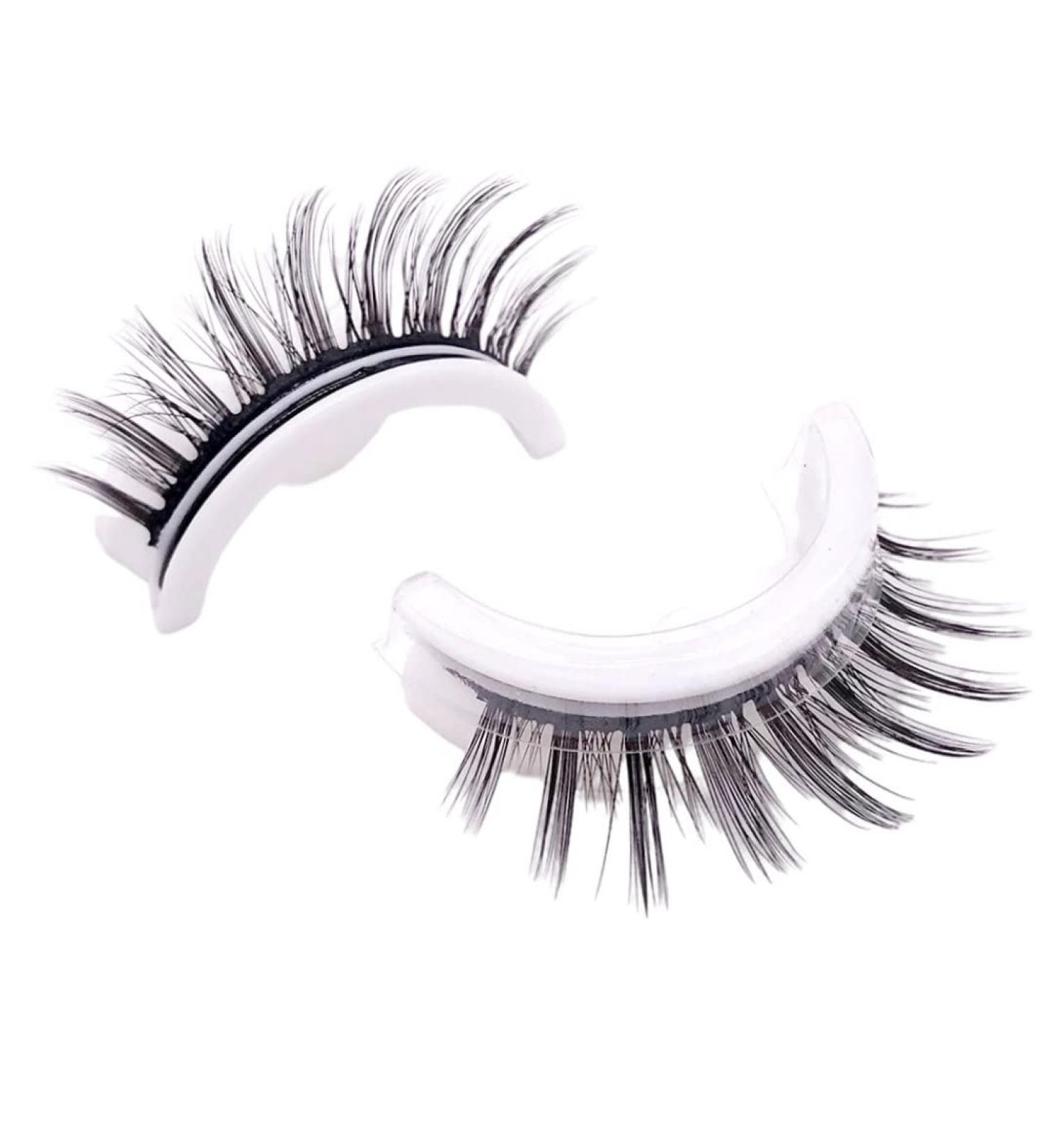 Self Adhesive Waterproof Thick False Eyelashes - Reusable Long Fluffy Lashes | 1 Pair - Buy Online on GoSupps.com