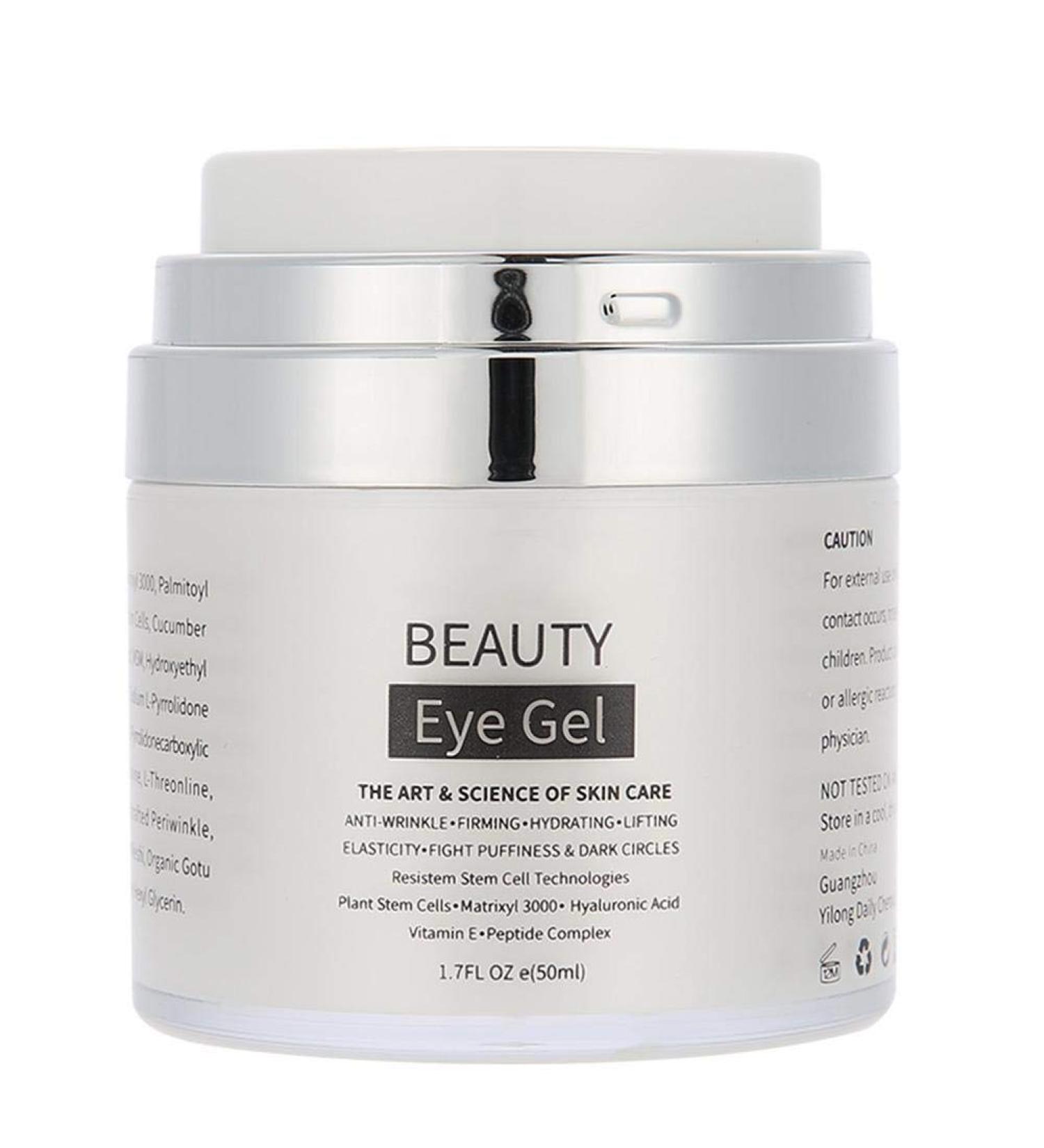 Mild Beauty Eye Gel with Hyaluronic Acid & Vitamin A | Dark Circles & Wrinkles Removal Cream for Face - Buy Online on GoSupps.com