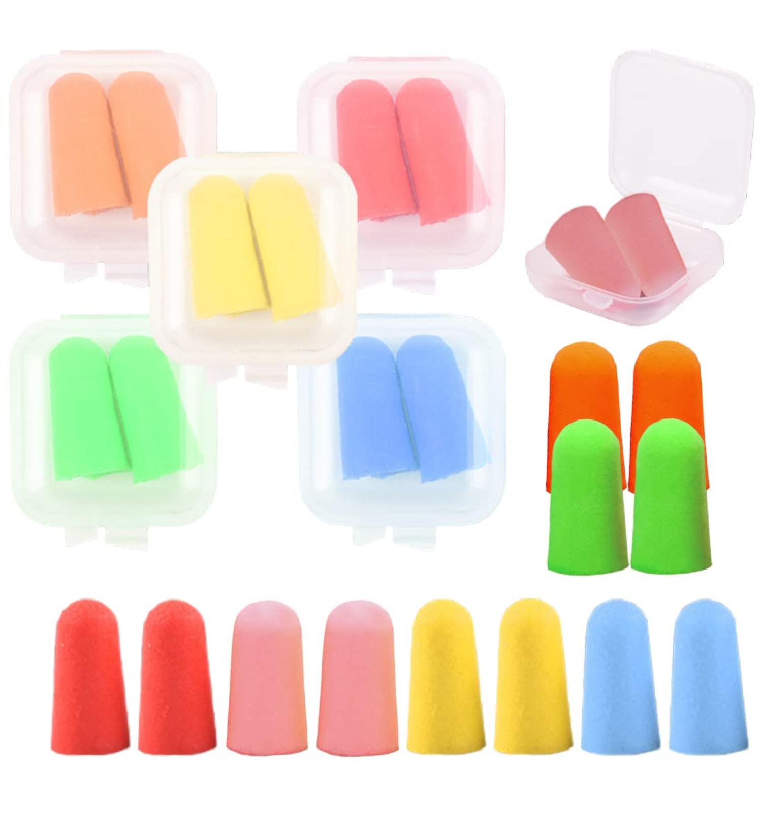 6 Pairs Soft Foam Ear Plugs for Sleeping and Noise Cancelling - Best Earplugs for Hearing Protection and Snoring, Ideal for Shooting Range and Restful Sleep - Buy Online on GoSupps.com