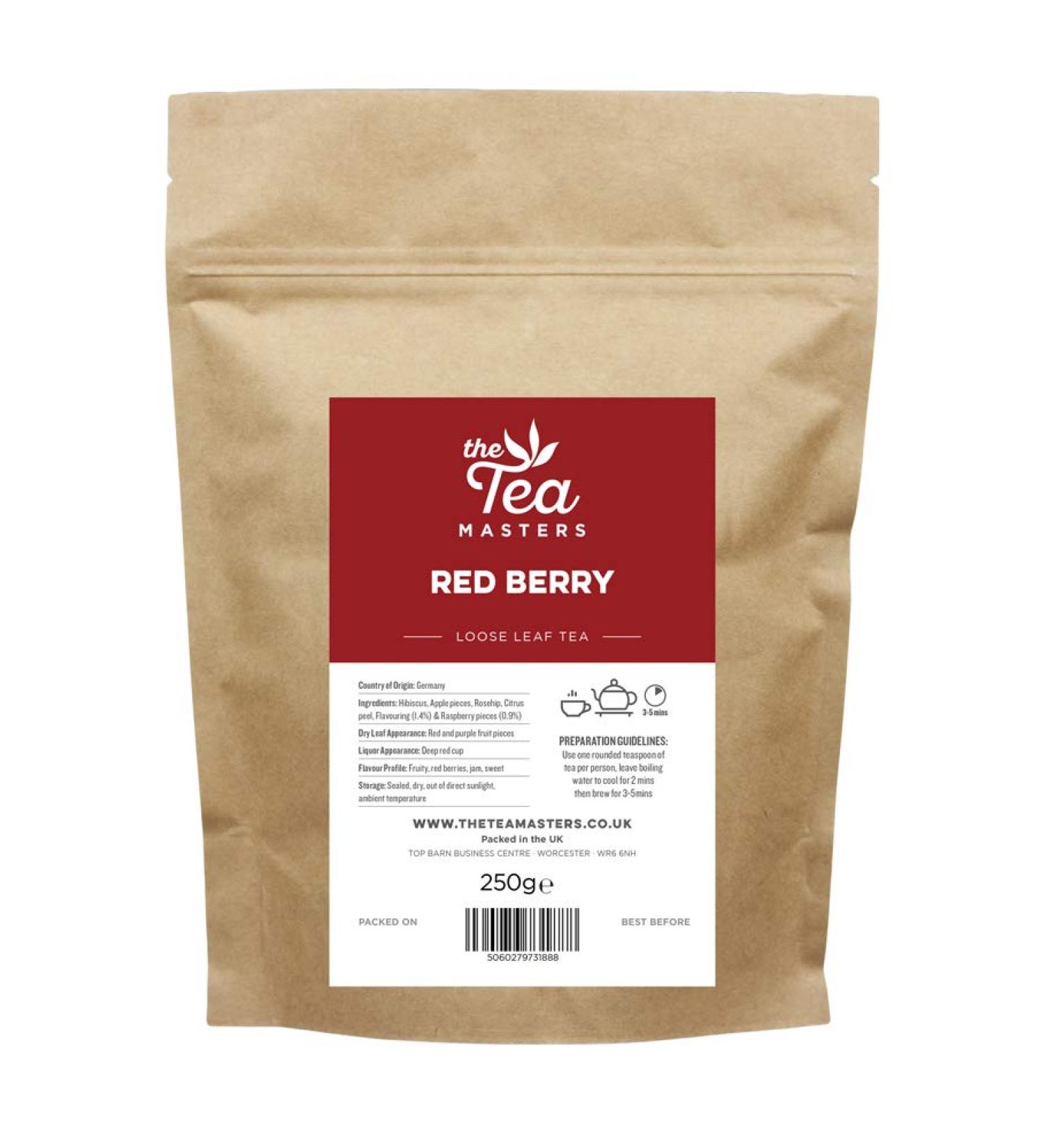 The Tea Masters Loose Leaf Tea - Red Berry (1x250g) - Buy Online on GoSupps.com