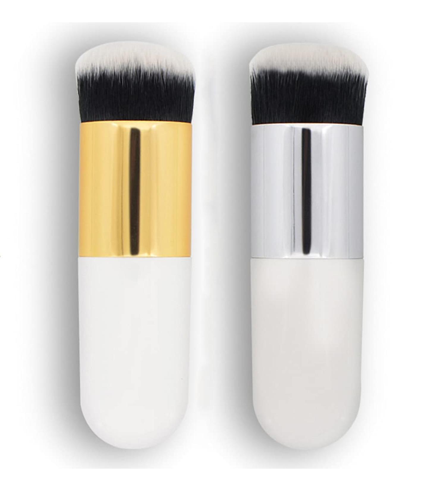 RN BEAUTY 2 PCS Kabuki Brushes Set for Full Coverage Makeup Application - White - Buy Online on GoSupps.com