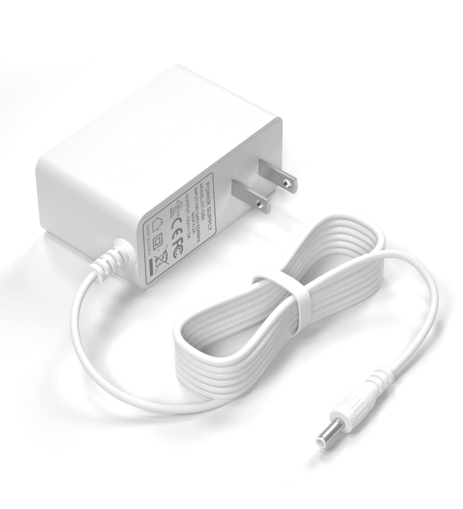 12V 3A for Mamaroo Replacement Power Cord for 4moms mamaroo 2/4  for mamaroo 2015 Infant Seat  for Rockaroo Baby Swing(UL Listed) - Buy Online on GoSupps.com